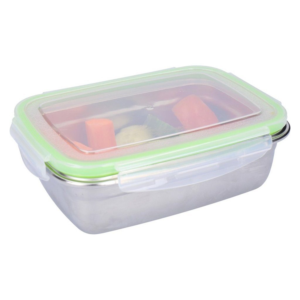 Frischhaltedosen, TP Edelstahl Klick- Lunchbox Deck 3er 18/10 aus Lunchbox Set mit