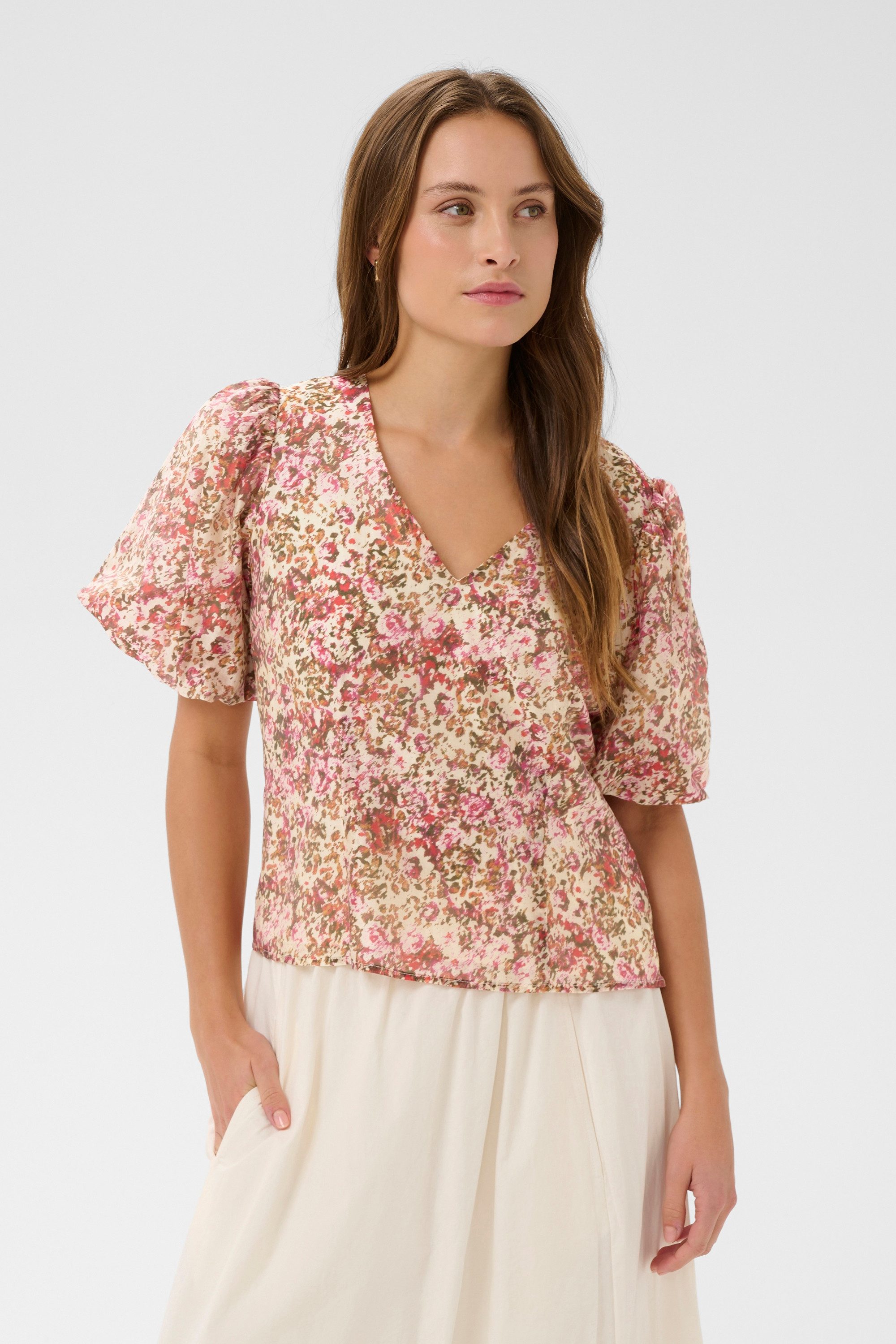 Saint Tropez Kurzarmbluse Kurzarm-Bluse RainieSZ