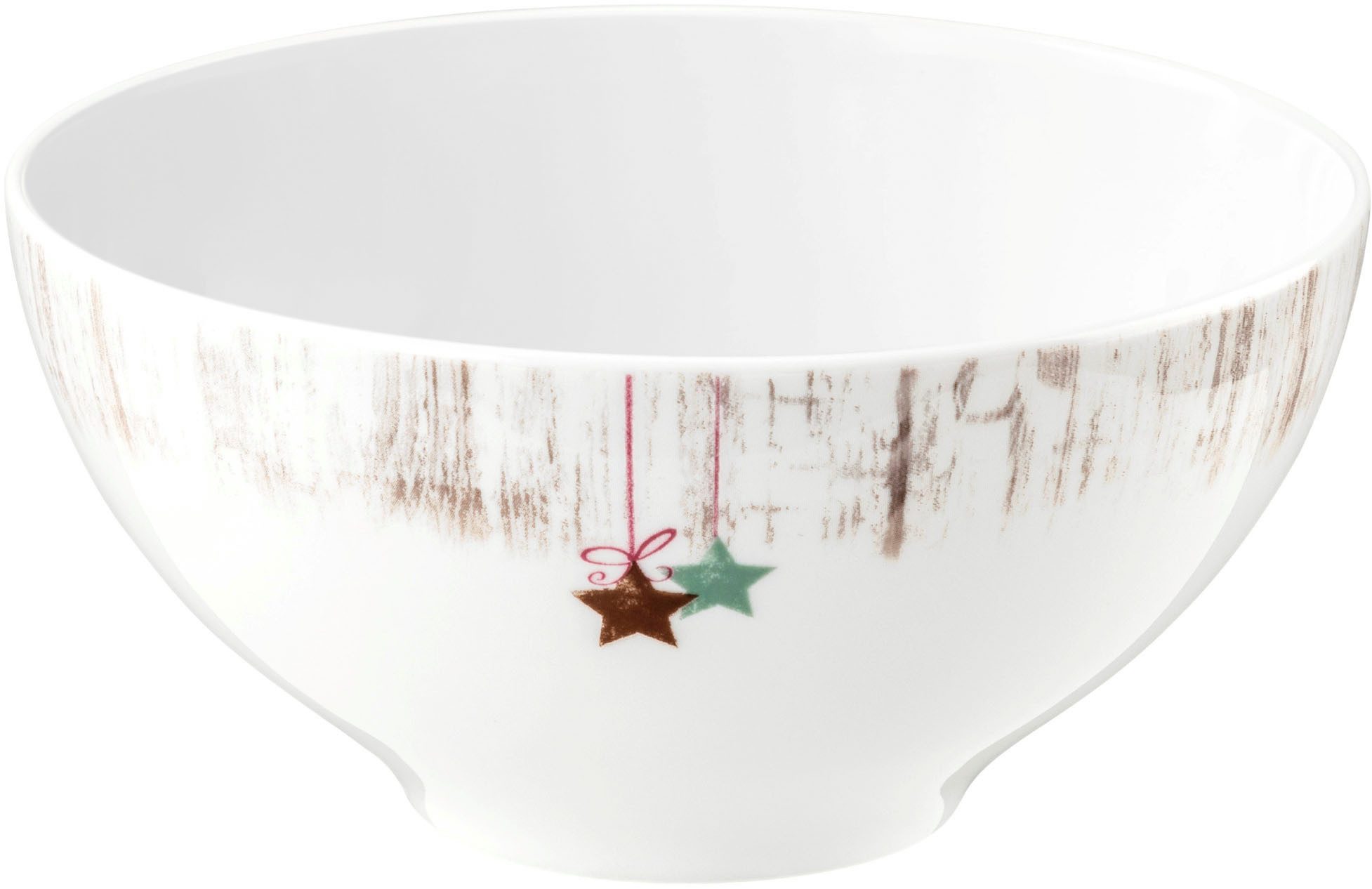 Seltmann Weiden Schüssel Life Christmas, rund 15,5 cm, Porzellan, (1-tlg), mit weihnachtlichem Dekor