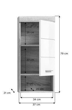 INOSIGN Badmöbel-Set Siena, (Set, 4-St), Spiegelschrank, Waschbeckenunterschrank, Hängeschrank, Unterschrank