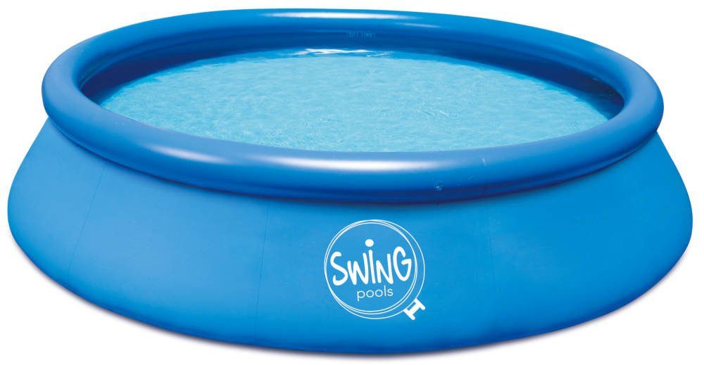 Poolomio Quick-Up Pool SWING Pools - aufblasbare Quick-Up Schwimmbecken (Set)