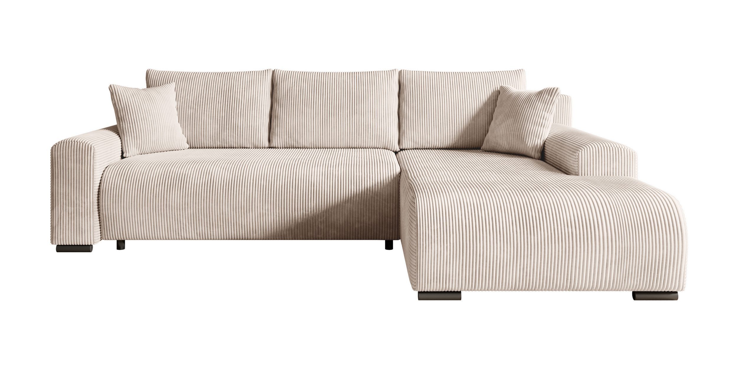 storez24 Ecksofa Ellen - Vanilla, mit günstig online kaufen