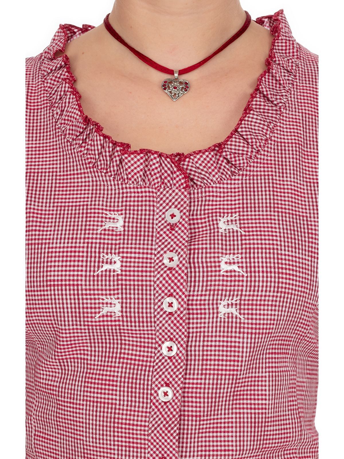 OS Trachten Trachtenbluse 451000-3515 (1-tlg) günstig online kaufen