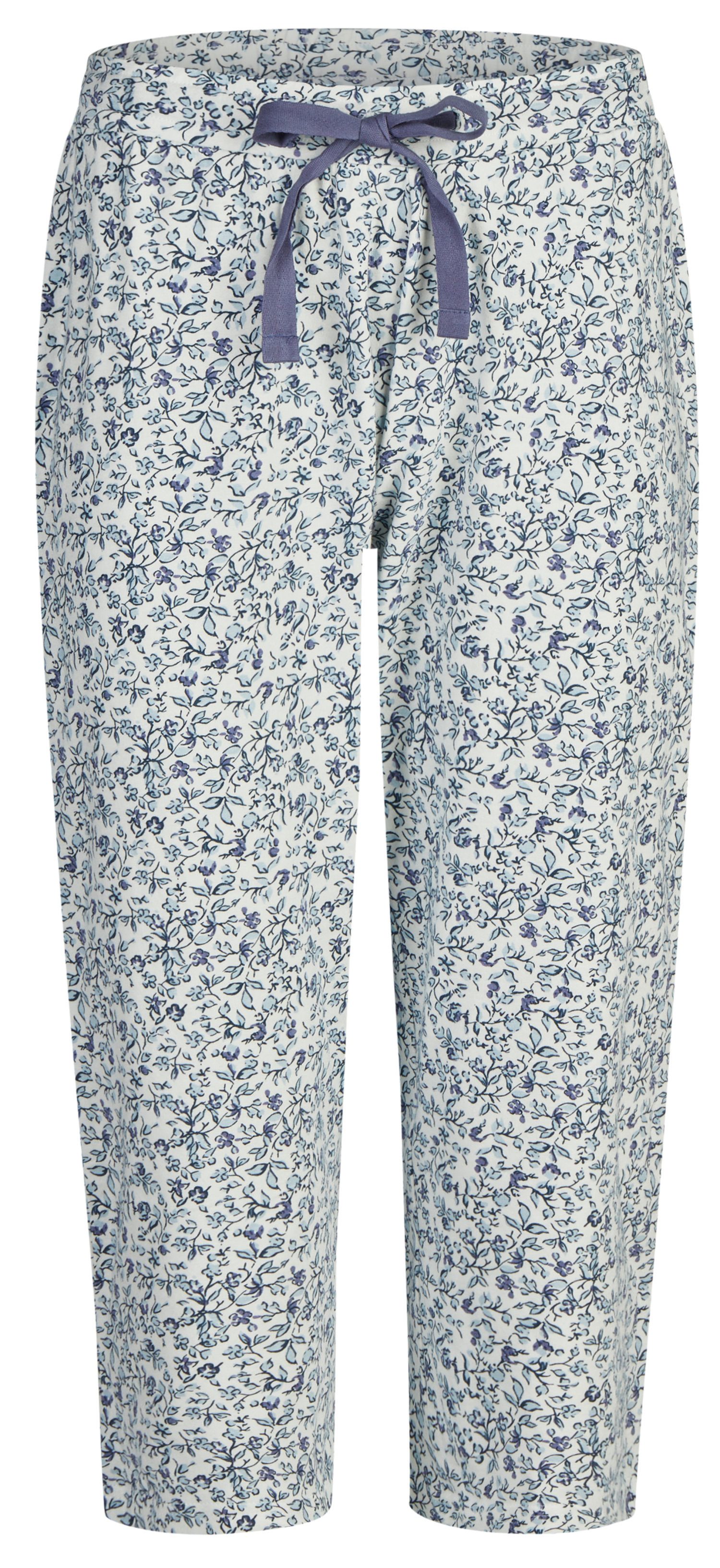 By Louise Pyjamahose Modische Damen Capri Pyjamahose (1-tlg) Modisches Design