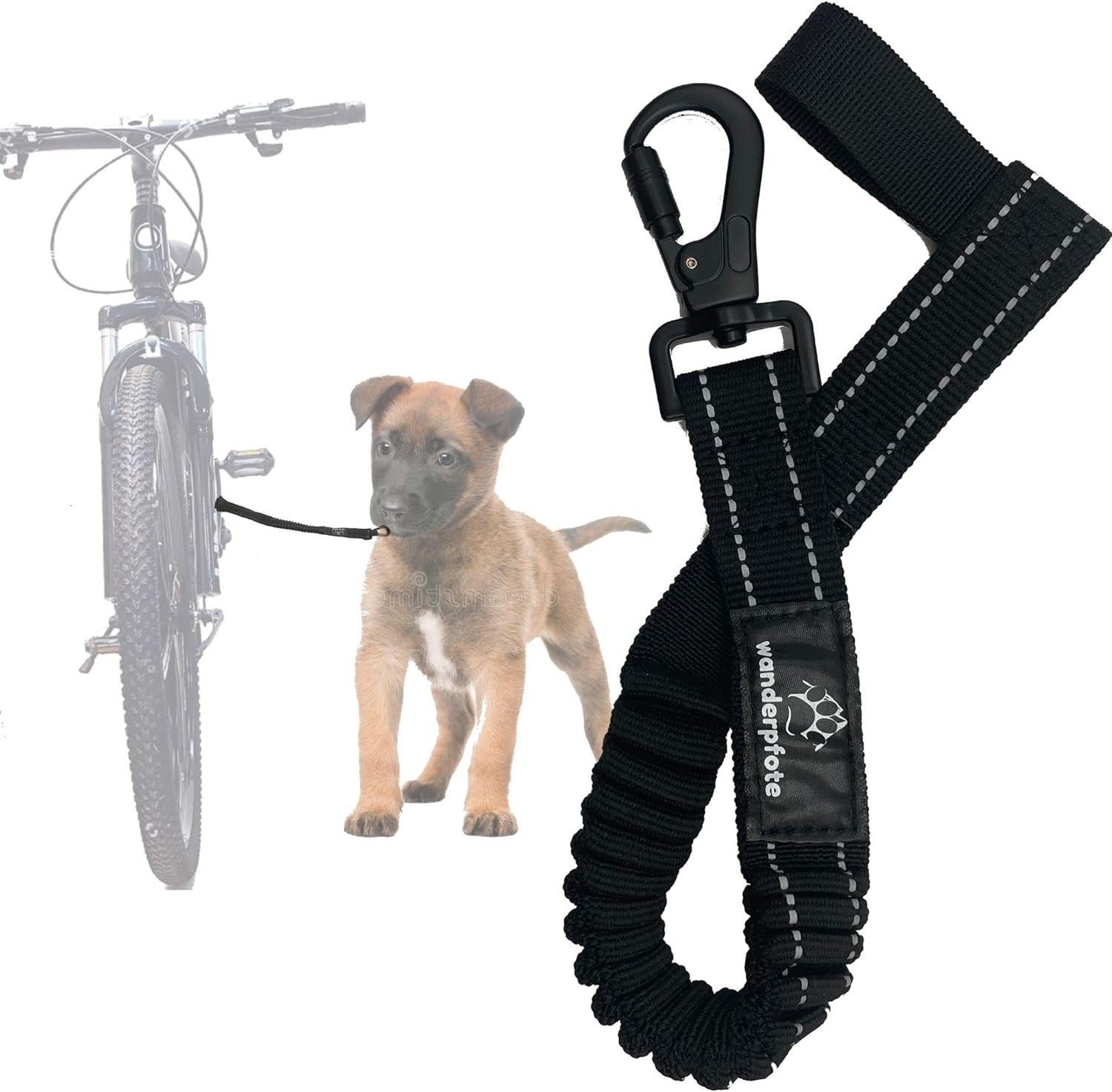 Wanderpfote Fahrradleine Wanderpfote Fahrradleine Hund – Optimaler Hund-Fahrrad-Abstandhalter