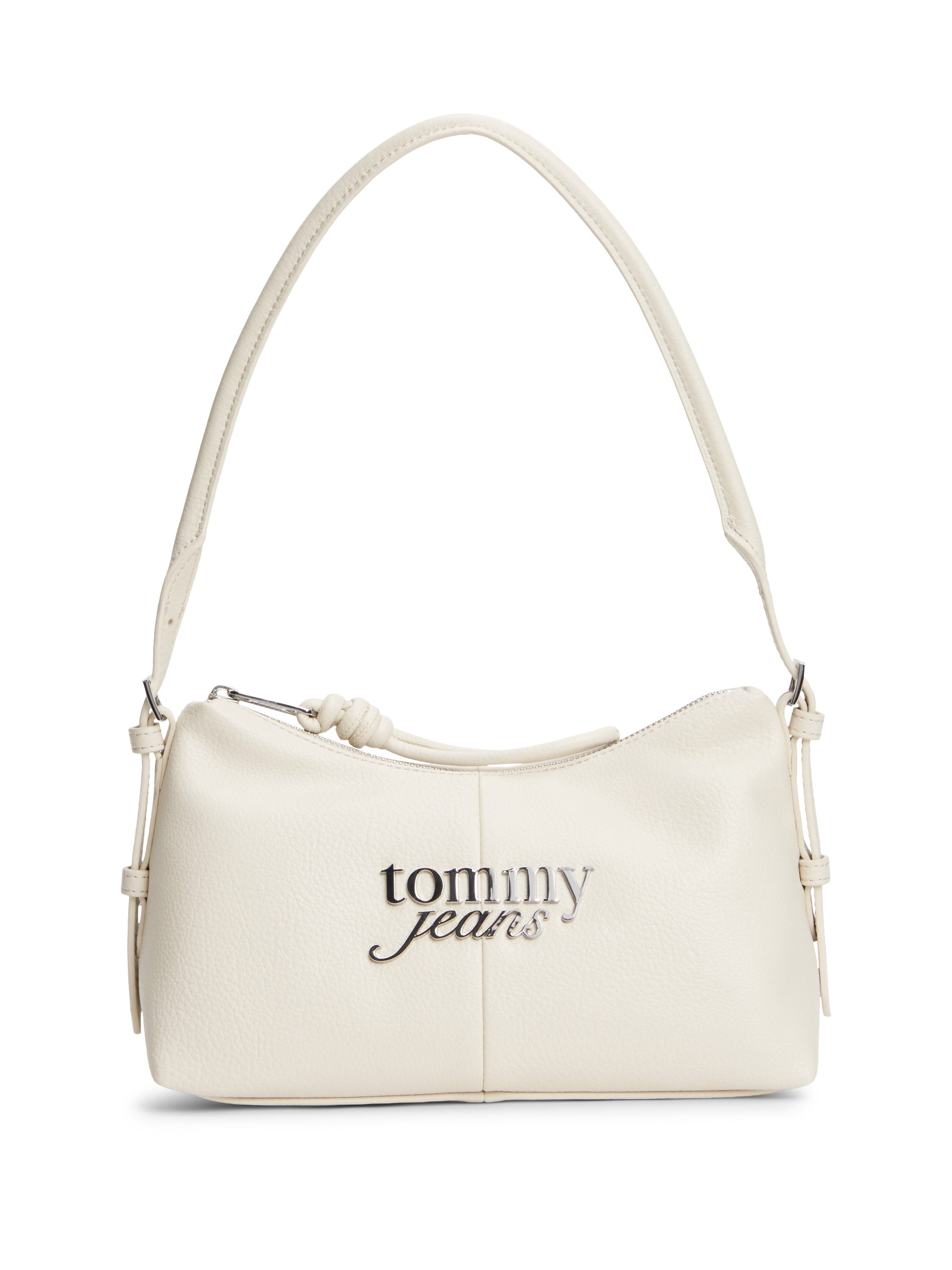 Tommy Jeans Schultertasche TJW BOLD SHOULDER BAG, Damen Schultertasche, Henkeltasche mit Kordel und Logo