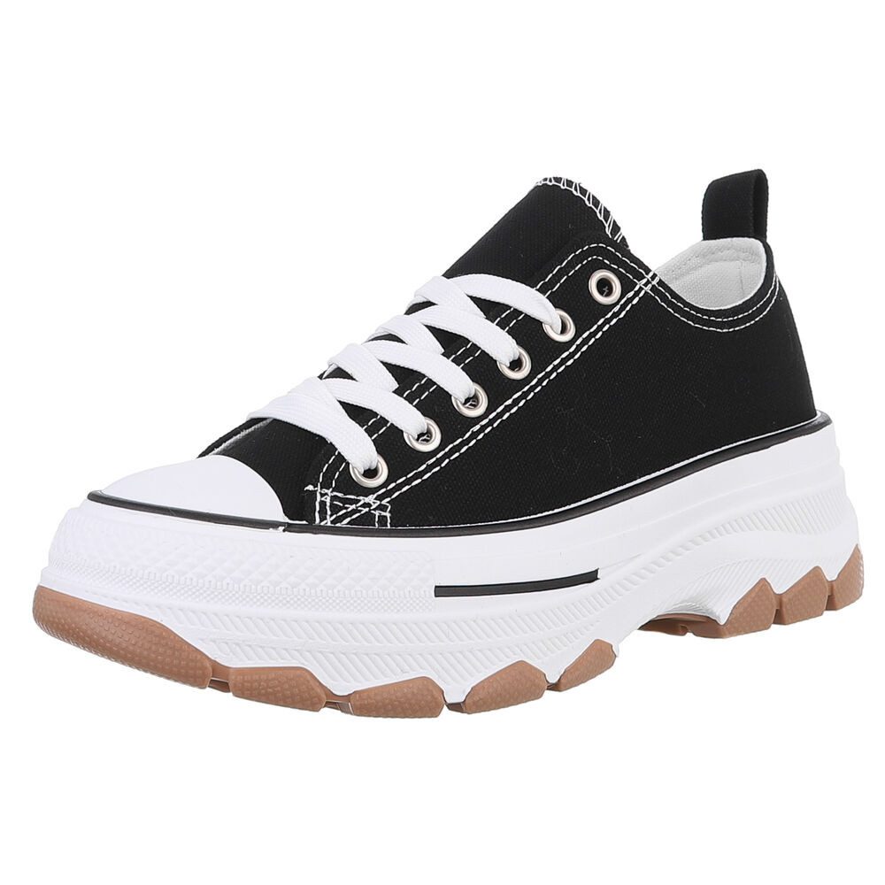 Ital-Design Damen Low-Top Freizeit Sneaker (88930415) Keilabsatz/Wedge Snea günstig online kaufen