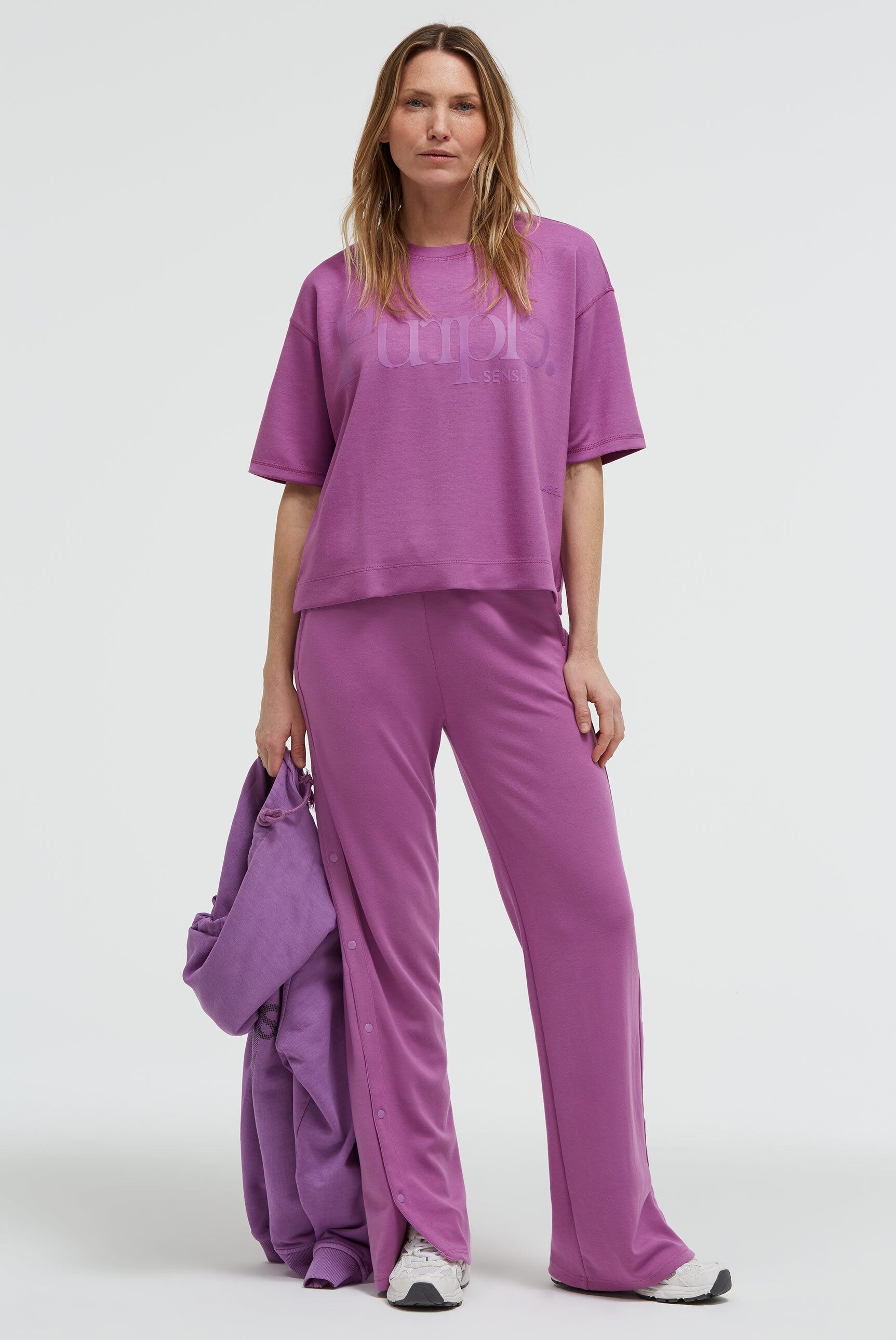 SENSES.THE LABEL Sweater mit abgerundeten Saum