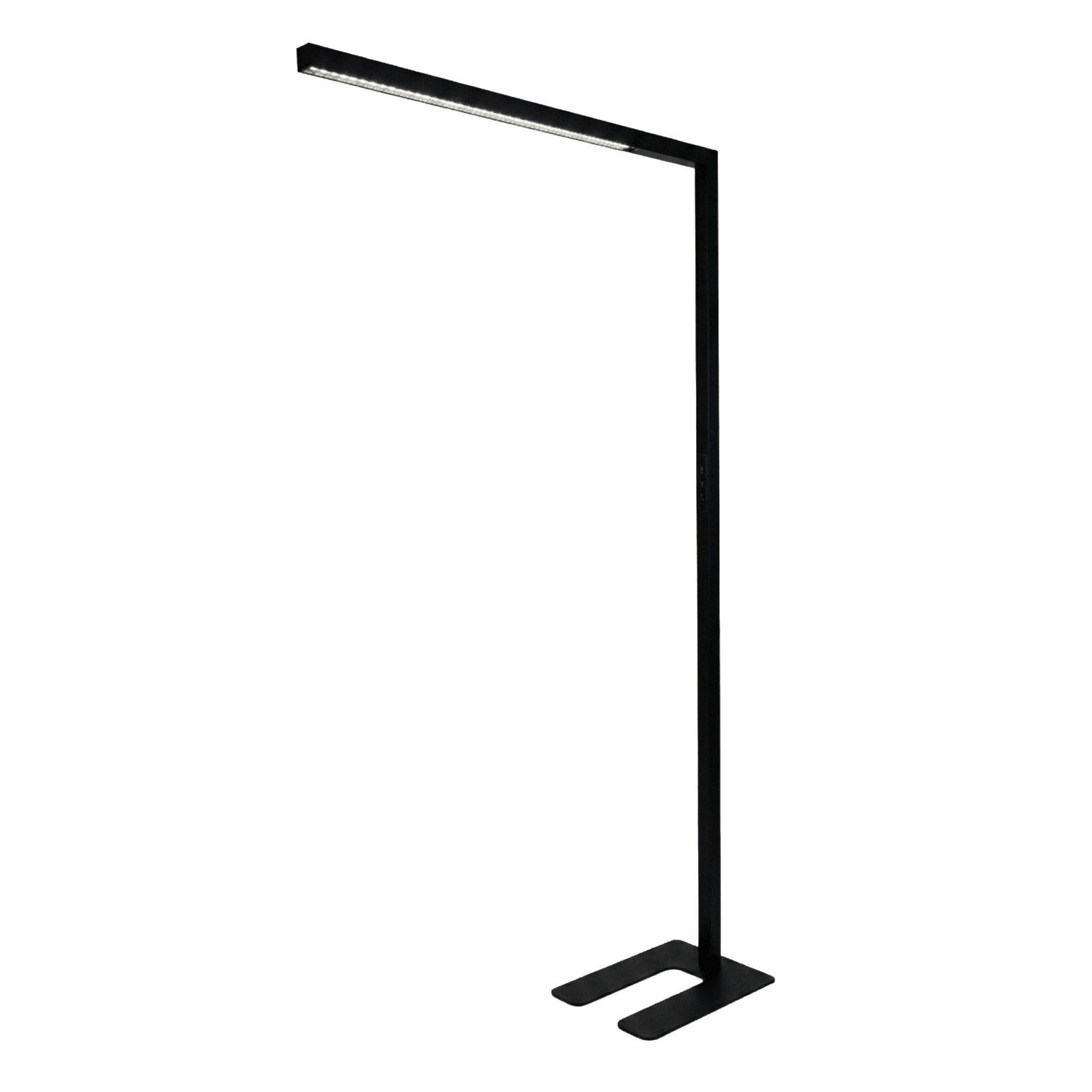 LUXULA LED Stehlampe LUXULA Stehleuchte 45W 4000K Neutralweiß Büro Stehlampe Dimmbar, LED fest integriert, Tageslichtweiß, einarmig, CRI98, UGR<16, augenschonendes Licht, Touch-Bedienung