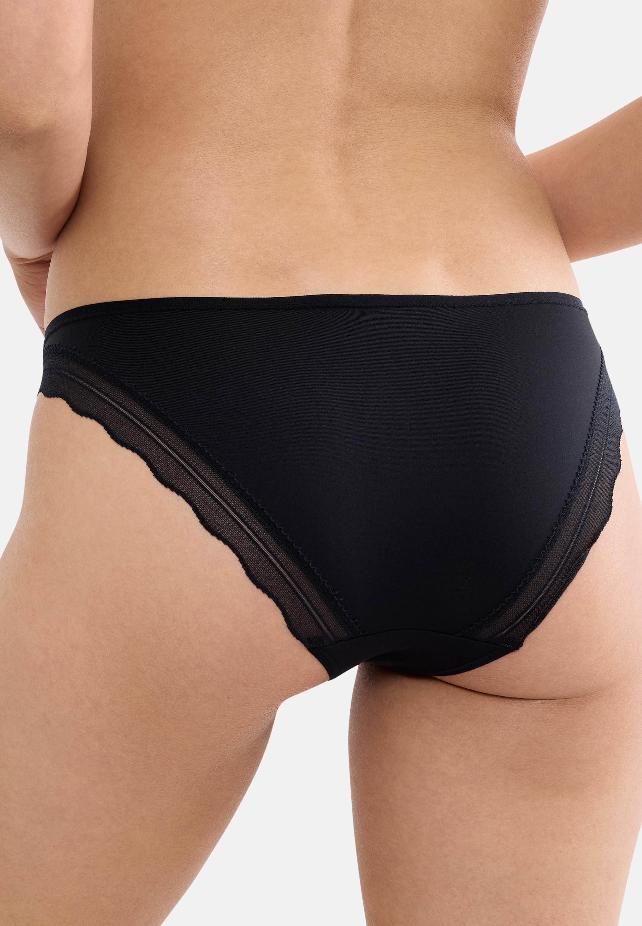 sloggi Taillenslip 6er Pack Go Blush (Spar-Set, 6-St) Taillen Slip - Atmungsaktiv - Feminine Spitze mit Bogenkante