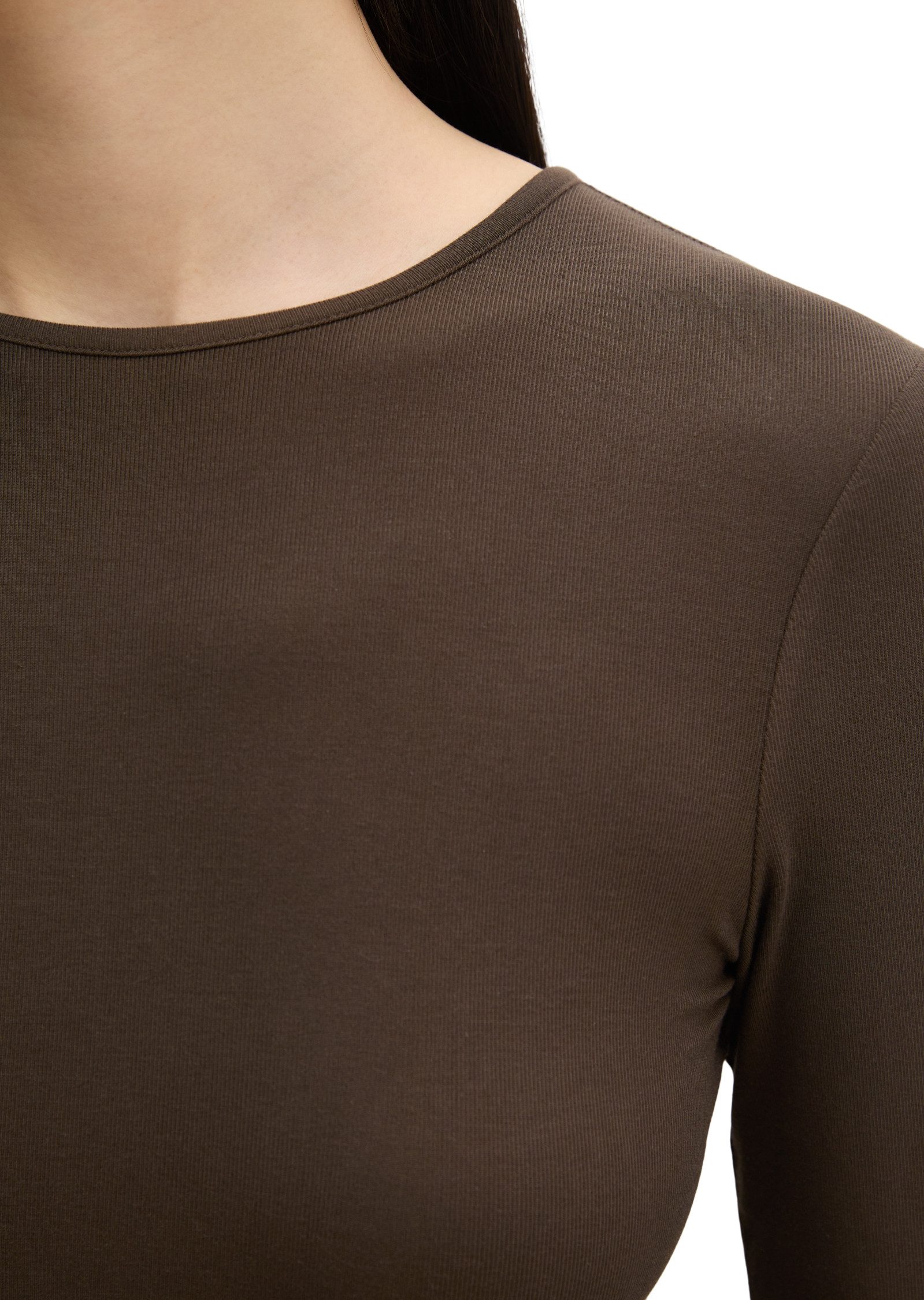 Marc O'Polo Langarmshirt aus TENCEL™ Modal-Stretch – Bild 4 von 5