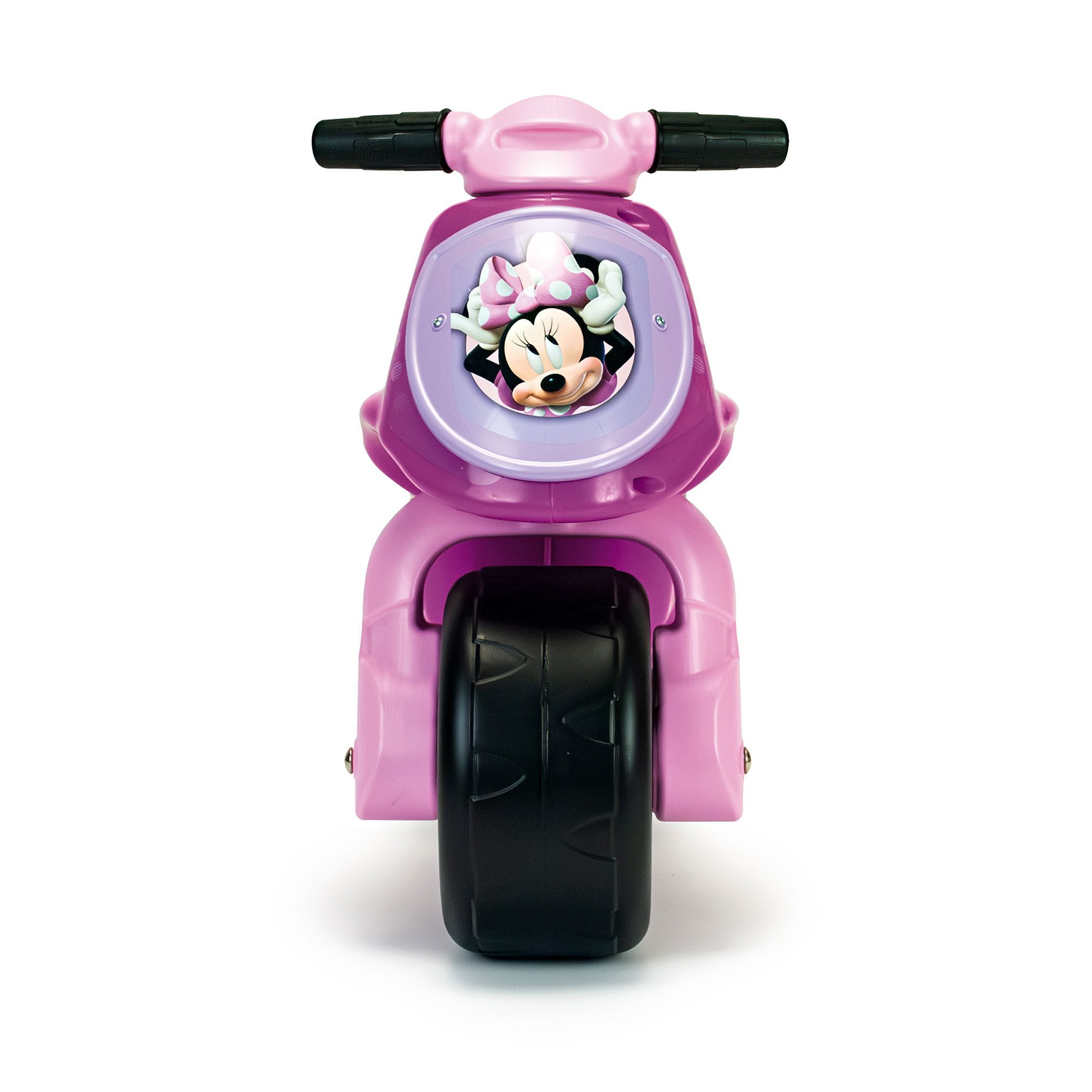 INJUSA Rutschmotorrad Minnie Mouse Moto, Kinder Rutschmotorrad in Rosa, breite Räder & Tragegriff, ab 1,5 J.