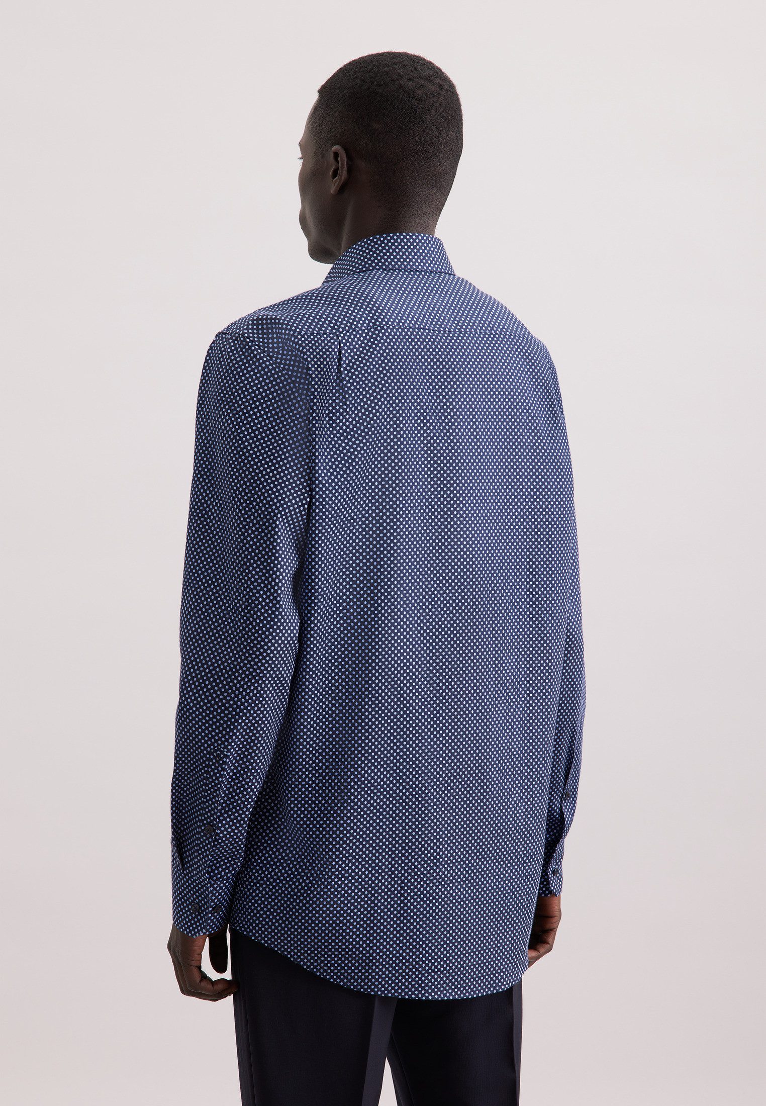 seidensticker Businesshemd Schwarze Rose Regular 1/1 Kentkragen Druck günstig online kaufen