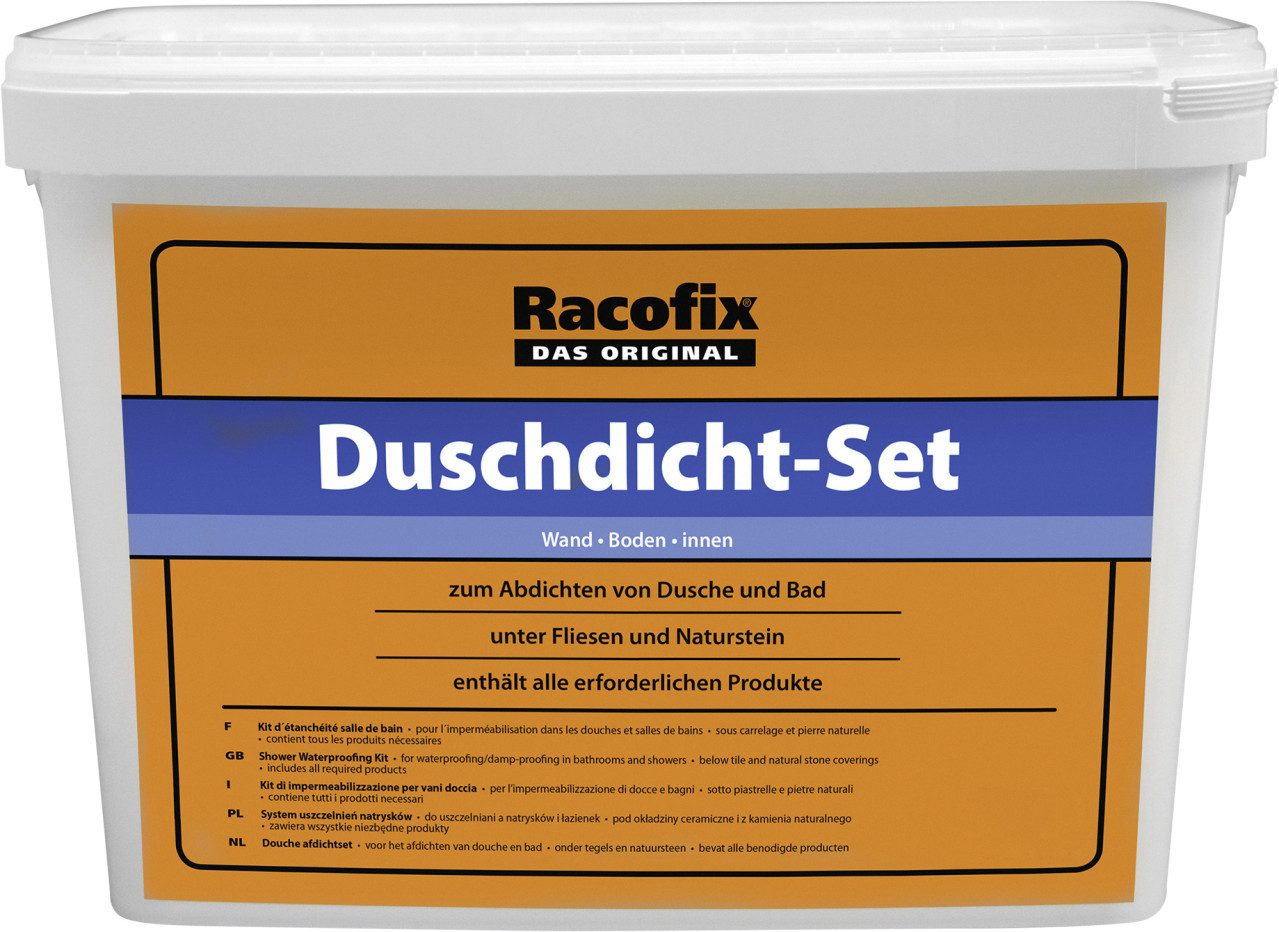Aco Bodenfliese Racofix Duschdicht-Set 7 kg, Stein, Natur