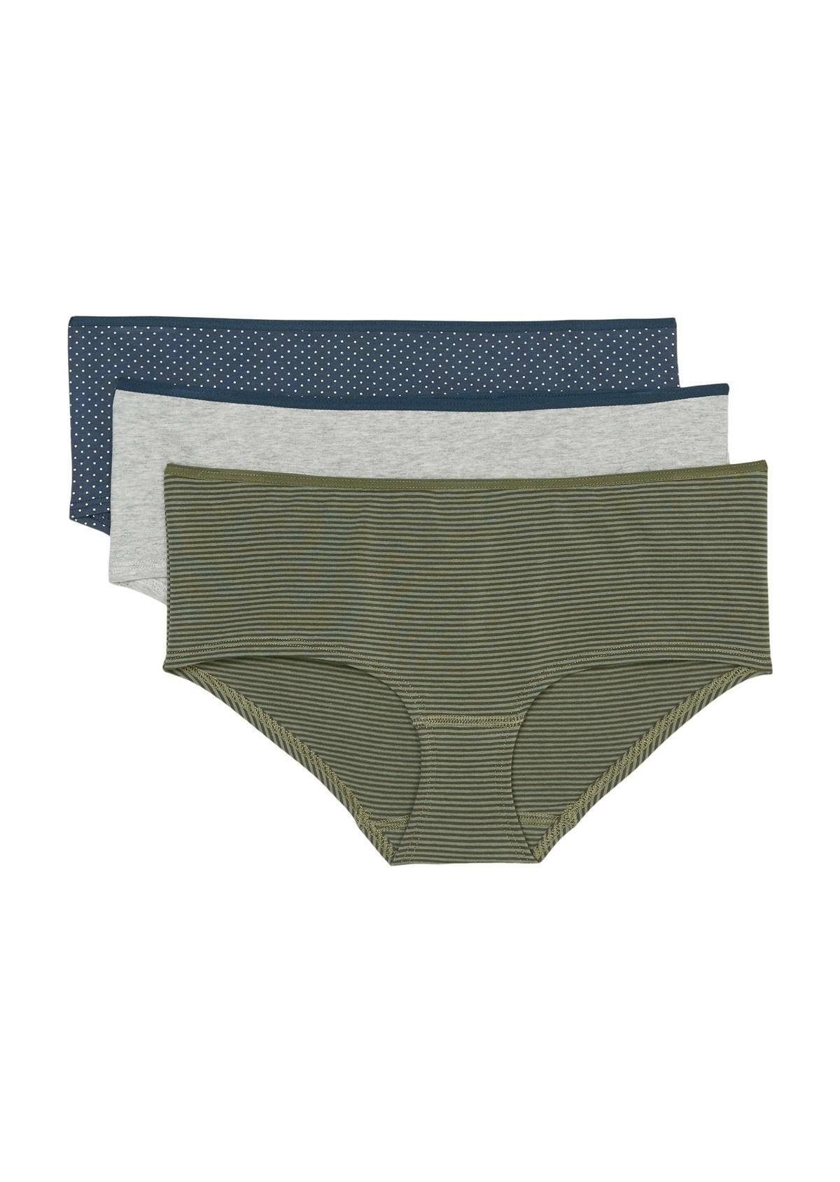 Marc O'Polo Slip »Damen Slips 3er Pack - W-Panty, Briefs, Cotton« online  kaufen | OTTO