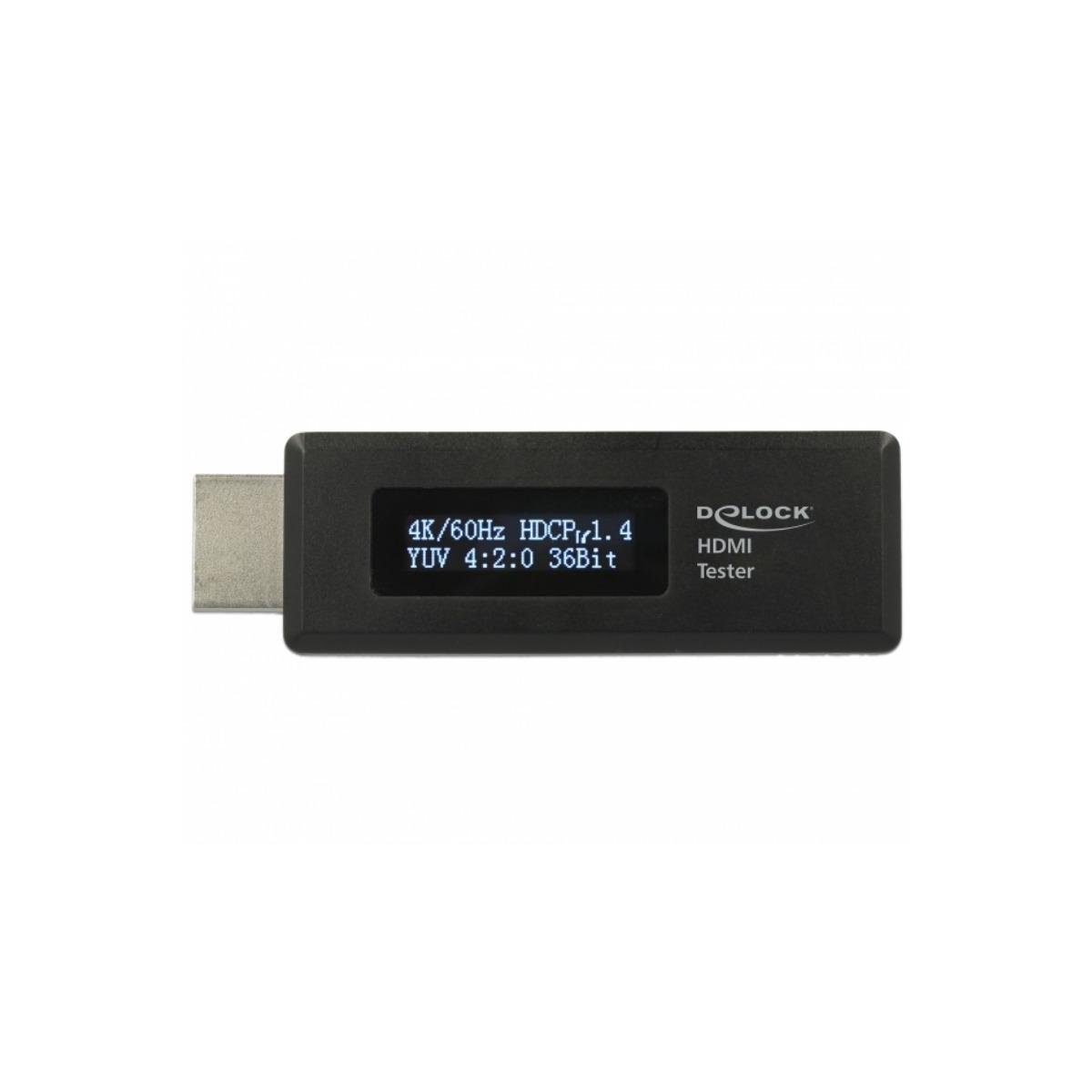 EDID-Information mit Computer-Kabel, OLED-Anzeige Delock Für HDMI-Tester 63327 HDMI-A, - HDMI -