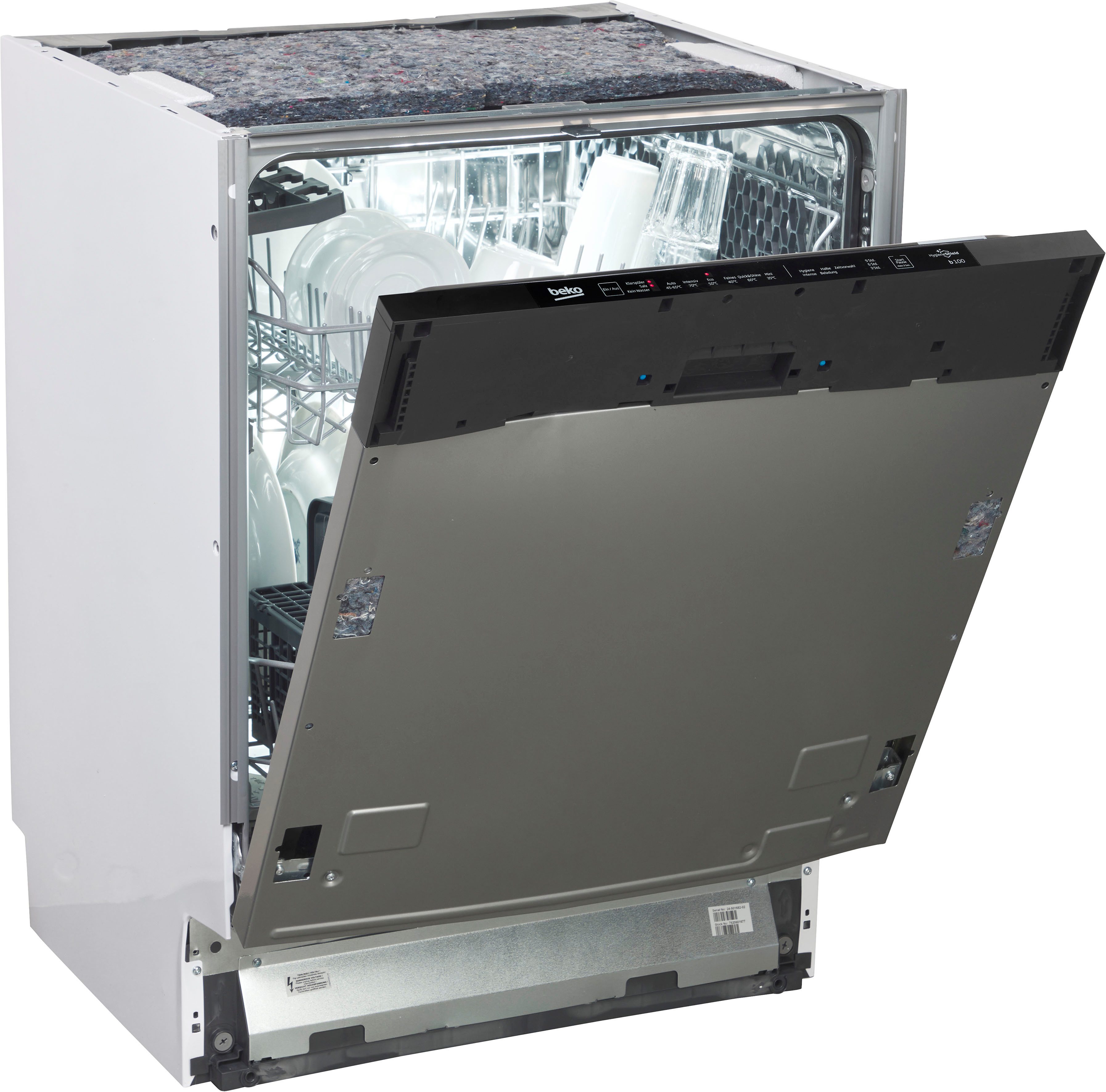 BEKO vollintegrierbarer Geschirrspüler BDIN16420, 12,9 l, 14 Maßgedecke, HygieneIntense – Maximale Hygiene durch besonders hohe Temperaturen – Bild 3 von 5
