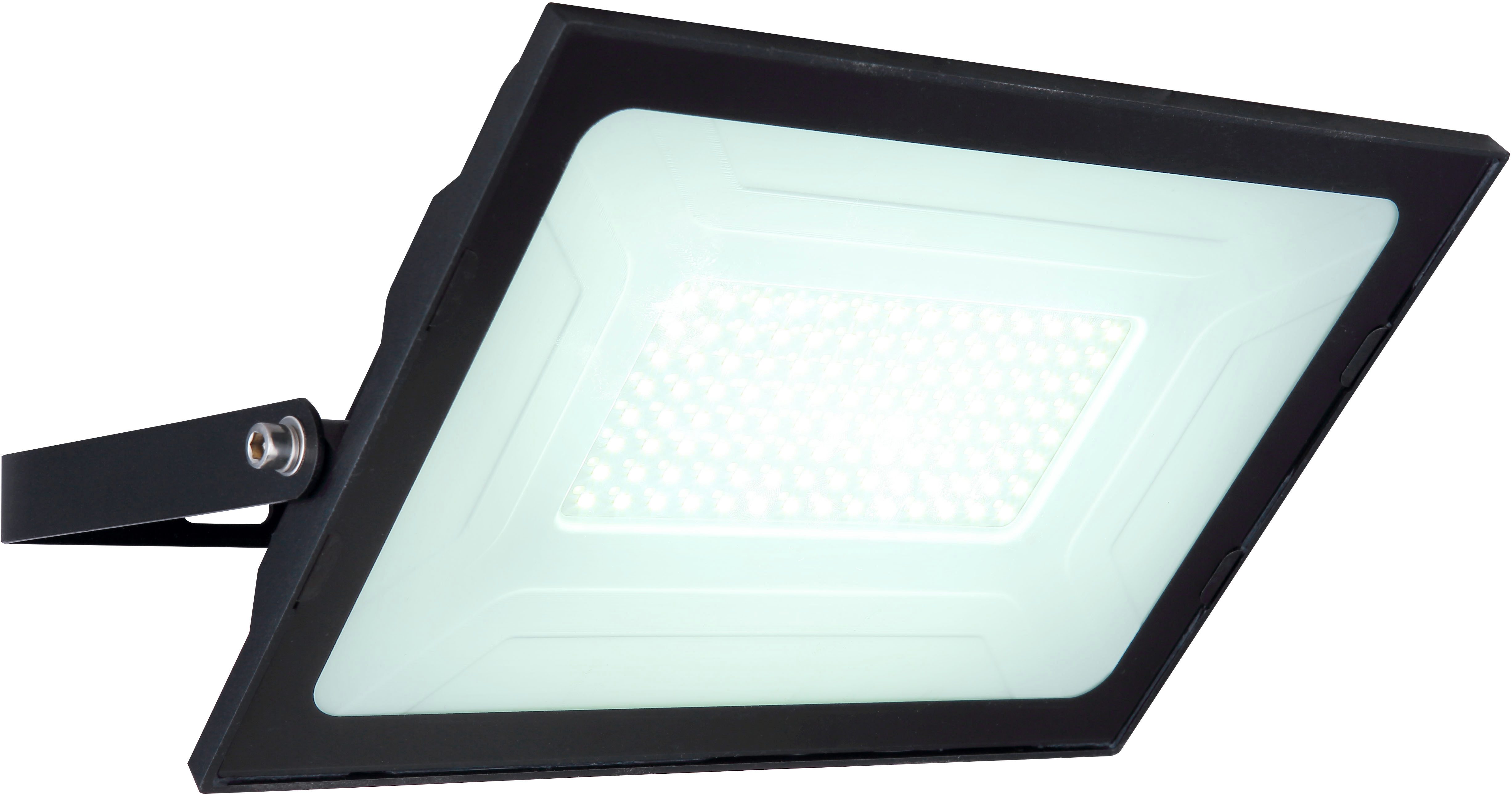 GLOBO LIGHTING LED Außen-Wandleuchte HELGA I, LED fest integriert, Kaltweiß, Außenleuchte Aluminium Druckguss schwarz/ Glas klar/ IP44/6000K