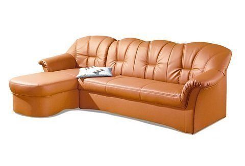 DOMO collection Ecksofa "Papenburg, zeitlose Rückensteppung, elegante Forme günstig online kaufen