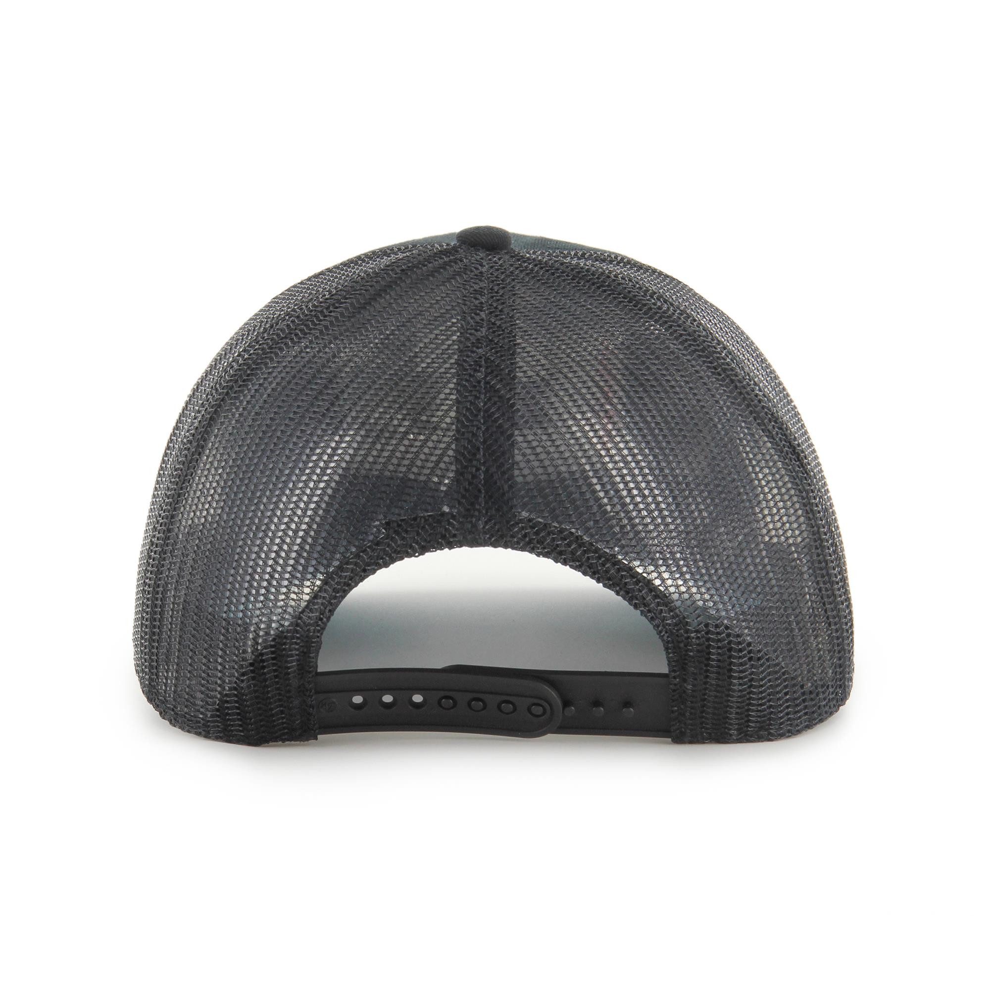 '47 Brand Trucker Cap '47 Brand NFL Cap JACKSONVILLE JAGUARS '47 Hardline Trucker RF Black (Basecap, Basecap, Meshcap, Trucker Kappe) Schirmunterseite Türkis