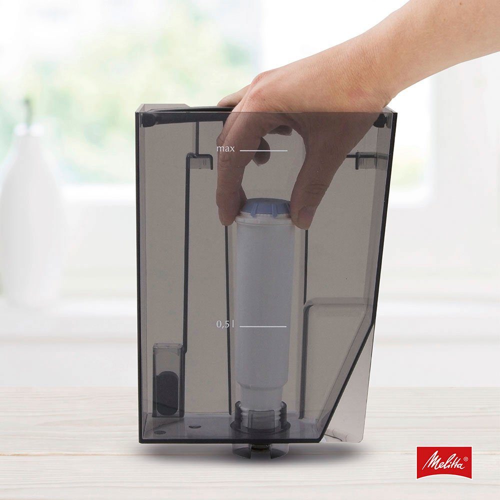 Melitta Wasserfilter 3-er Pro Aqua, Zubehör für Alle Kaffeevollautomaten mit Claris System: Caffeo Solo, Barista T, Barista TS, Avanza