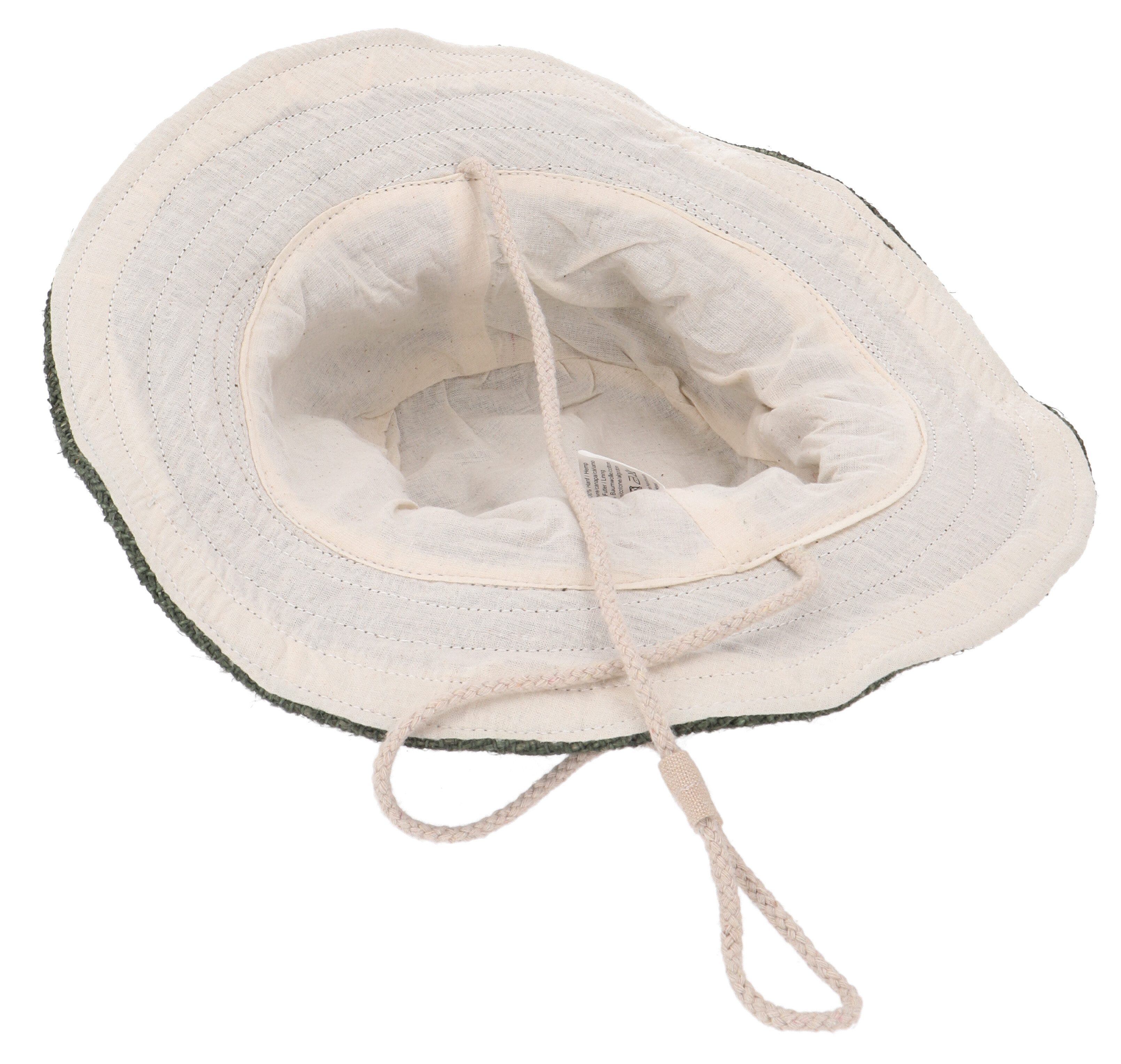 Guru-Shop Strickmütze Hanf Sommerhut, natürlicher Sonnenhut - Modell 10
