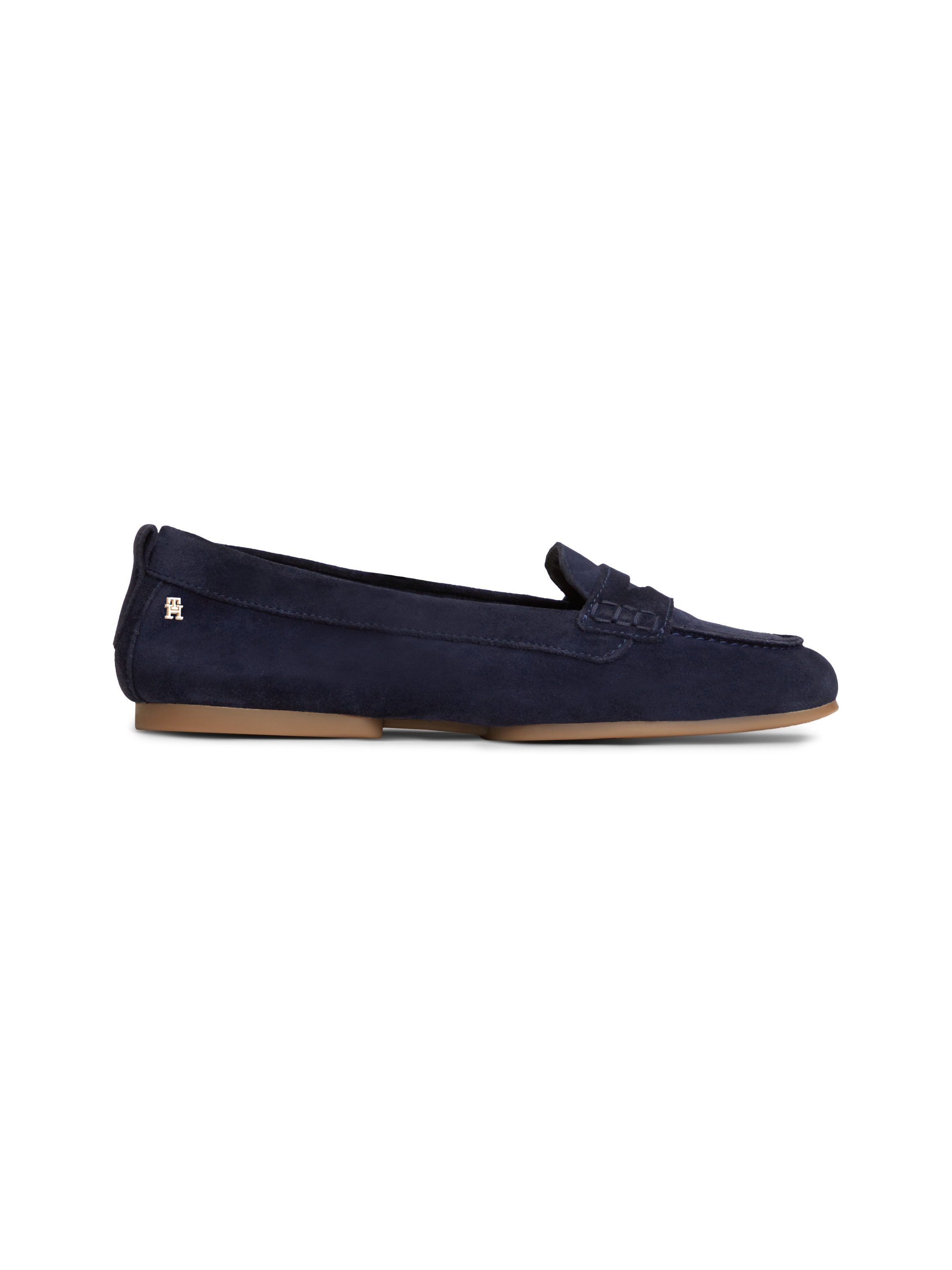 Tommy Hilfiger TH FLEX SUEDE LOAFER BALLERINA Loafer Schlupfschuh, Slipper, Pennyloafer im Mokassin-Stil – Bild 4 von 5