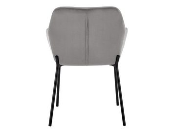 MIRJAN24 Stuhl K305 (2 Stück), Beine aus Metall, 57x50x80 cm