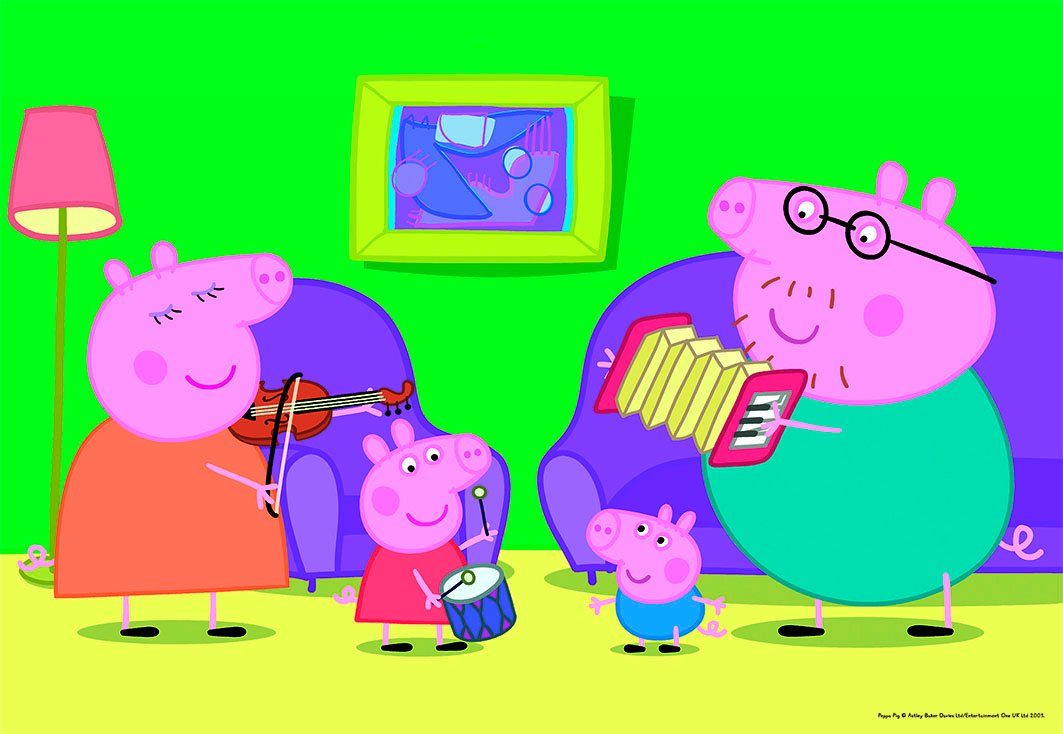 Ravensburger Puzzle Zuhause bei Peppa, 24 Puzzleteile, Made in Europe