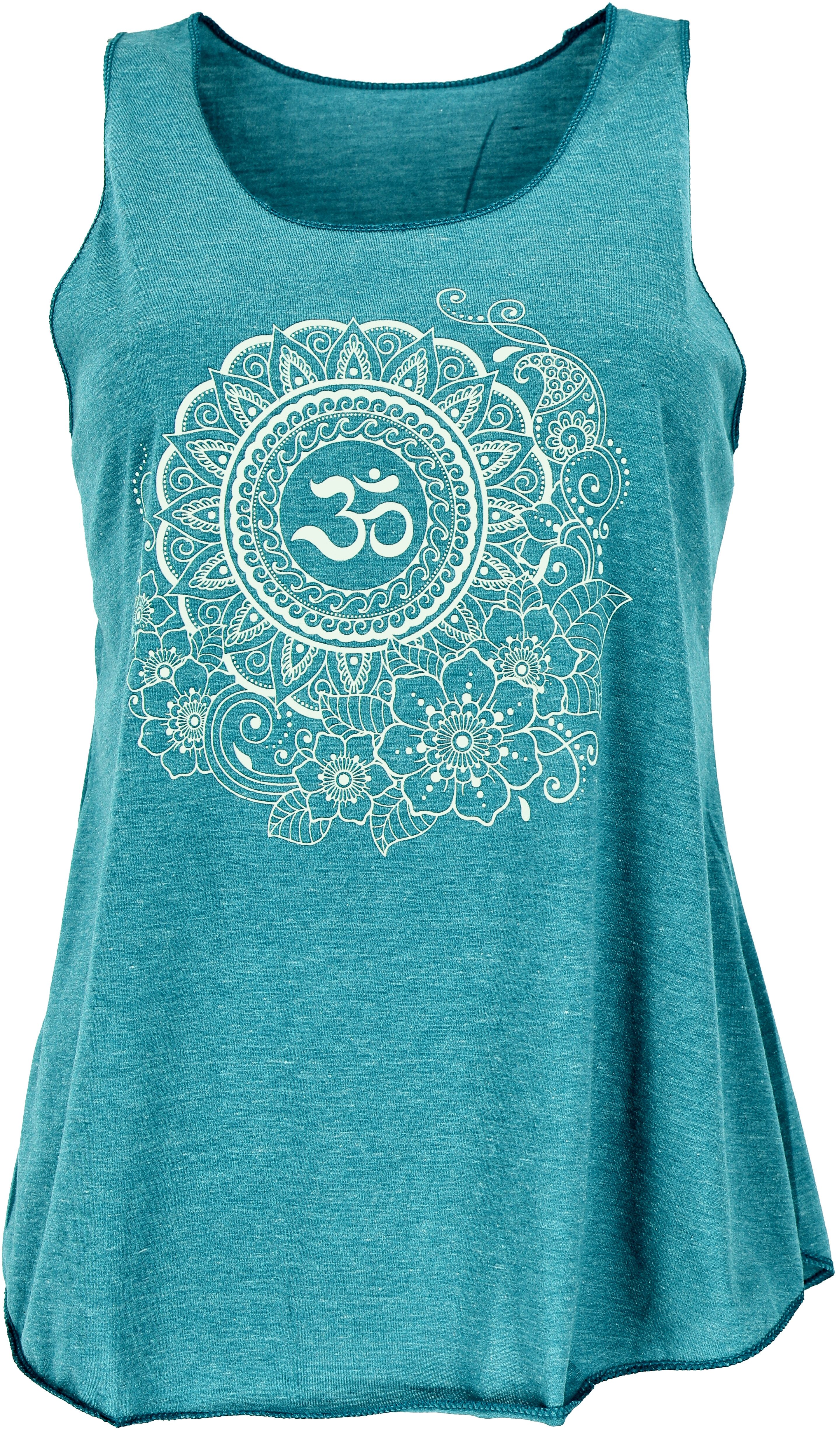 Guru-Shop T-Shirt Tanktop mit Ethnodruck, Om günstig online kaufen