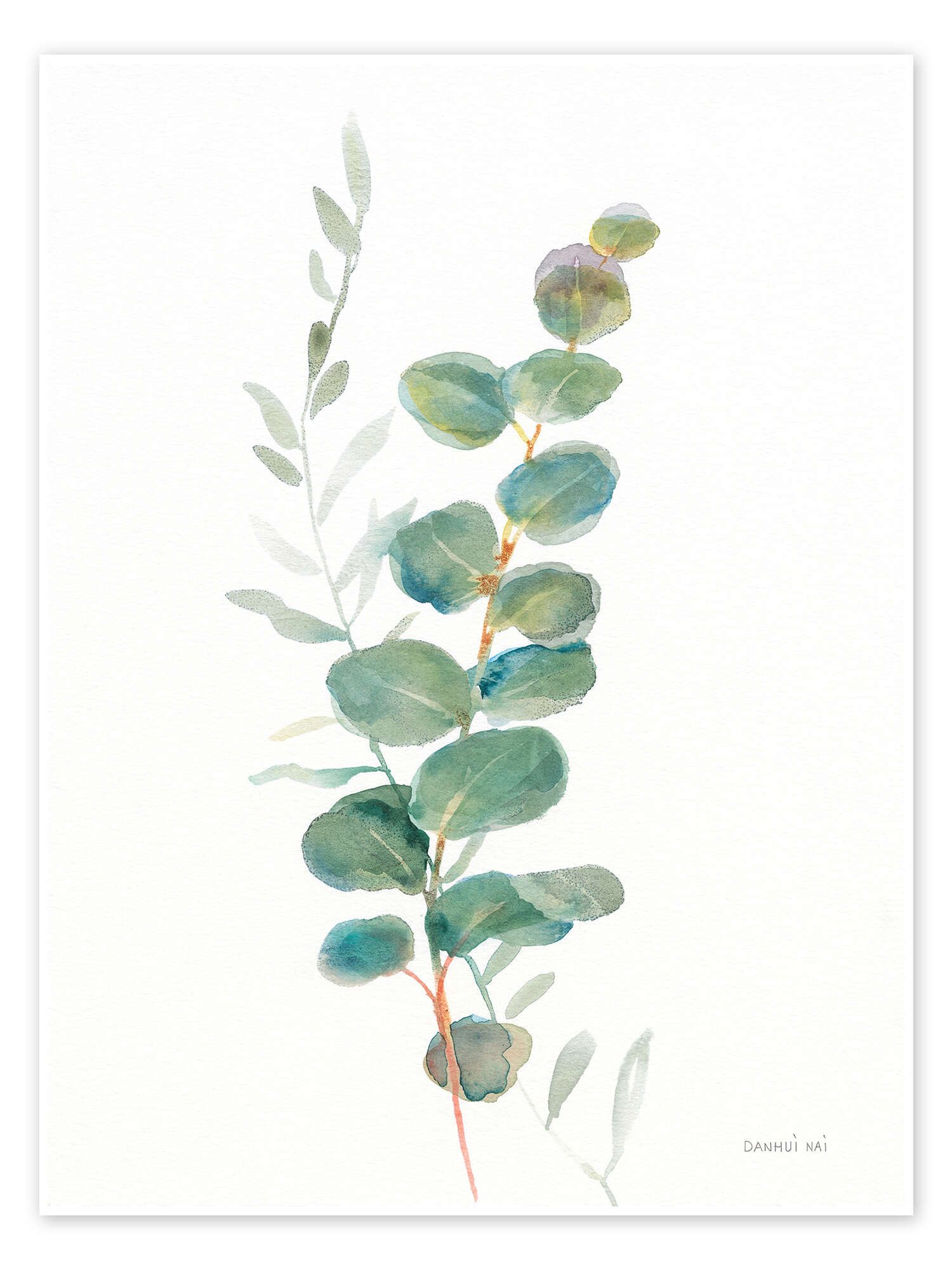 Posterlounge Wandbild Grüne Blätter III, Danhui Nai, erhältlich als Poster, Leinwandbild, Wandsticker oder Acrylglasbild
