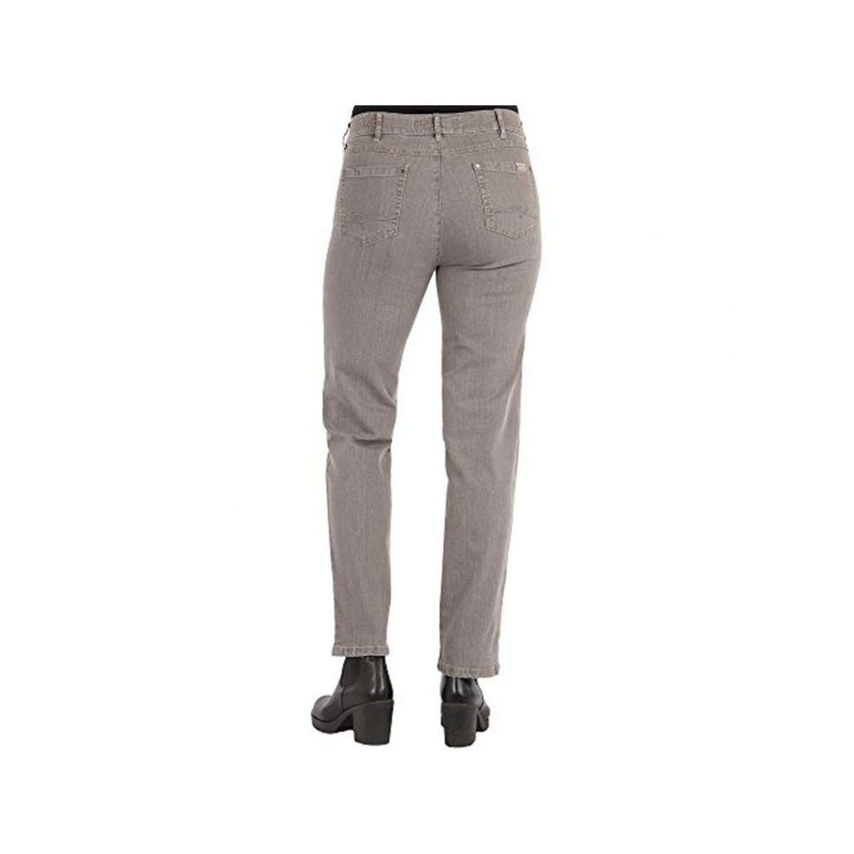 taupe Zerres 5-Pocket-Jeans (1-tlg)