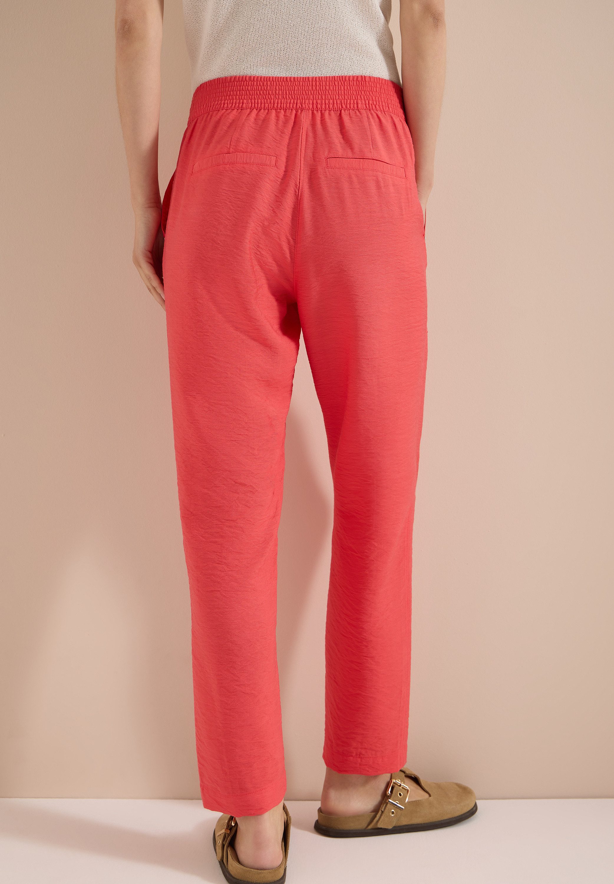 CECIL Stoffhose Style Chelsea Sommerhose mit elastischem Bund / Viskose