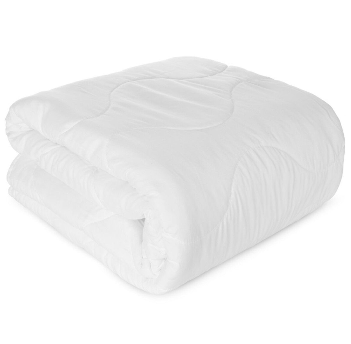 Design91 Kunstfaserbettdecke BASIC1, Sommedecke, Gesteppt, weiß günstig online kaufen