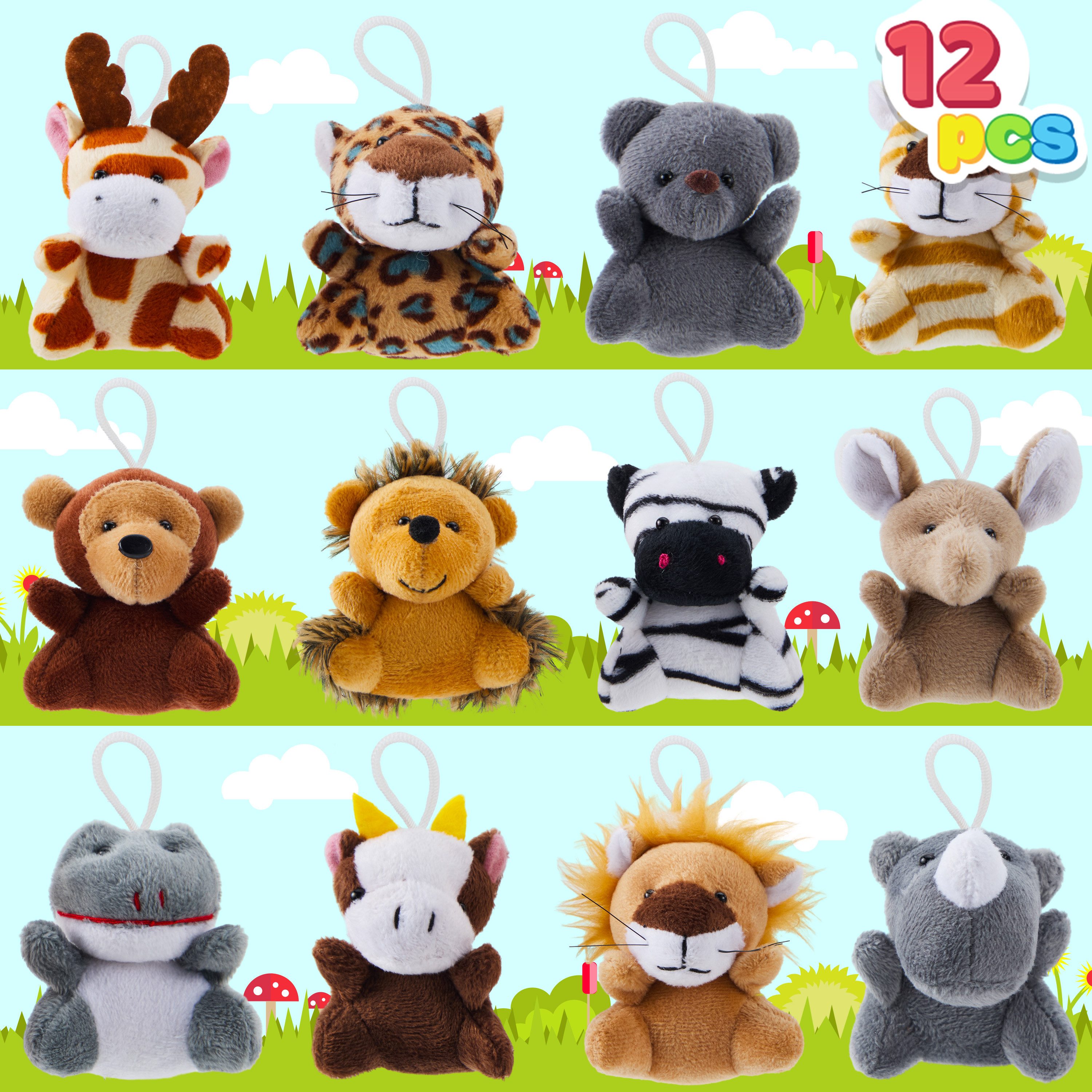 JOYIN Kuscheltier JOYIN 12 St. Kuscheltiere Mini Geschenke, Püschtiere Mini Kuscheltier (12-St)
