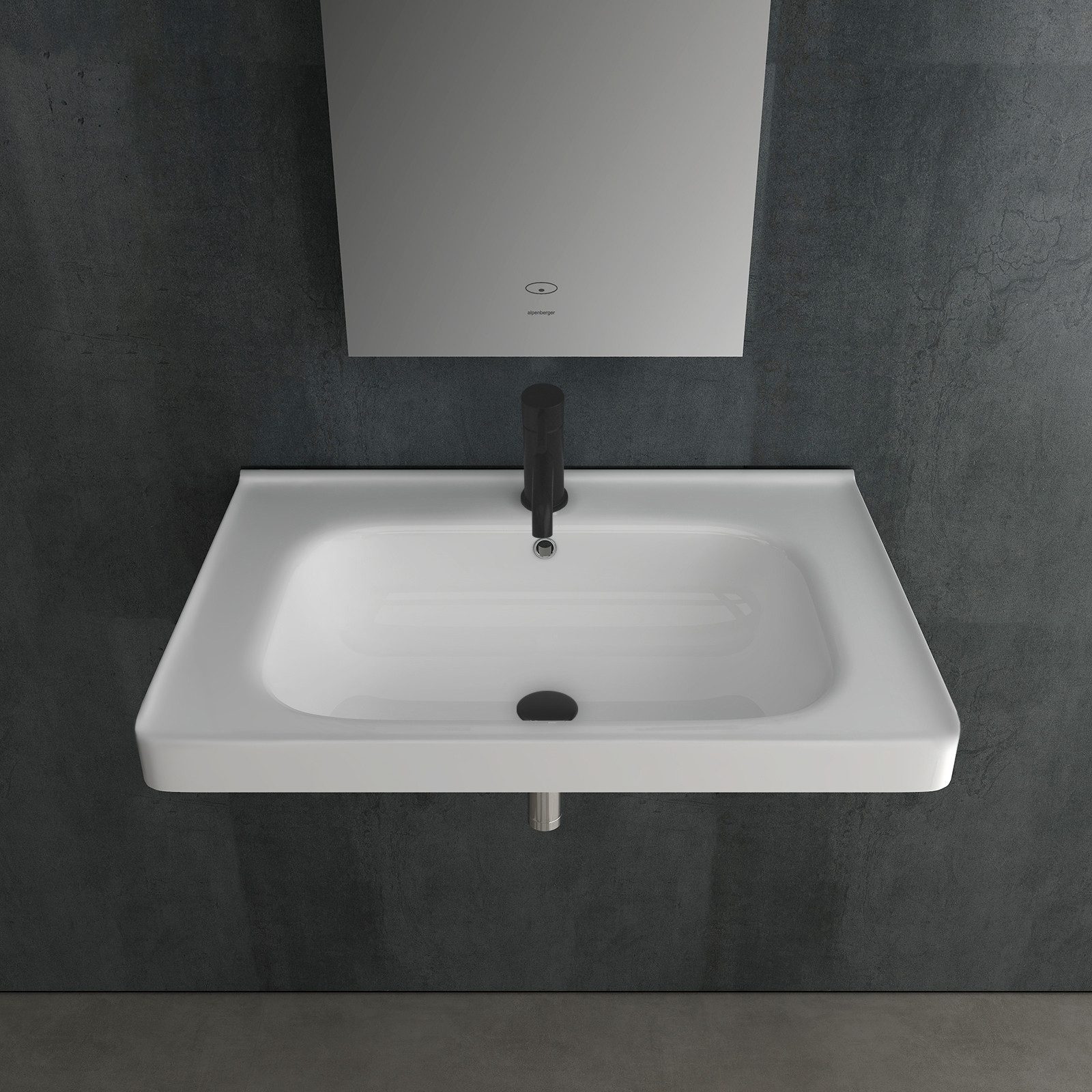 Alpenberger Waschbecken Gäste WC Keramik Handwaschbecken günstig online kaufen