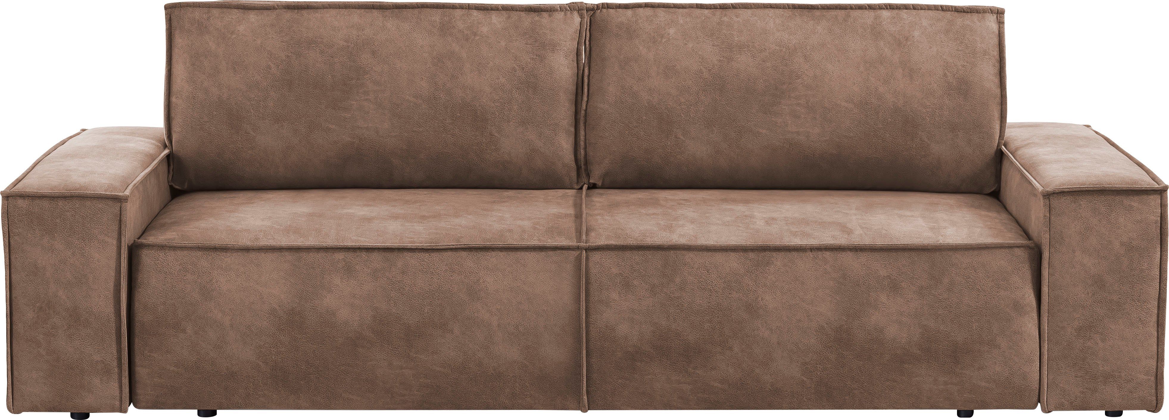 Home affaire 3-Sitzer SHERWOOD Schlafsofa (257cm) günstig online kaufen
