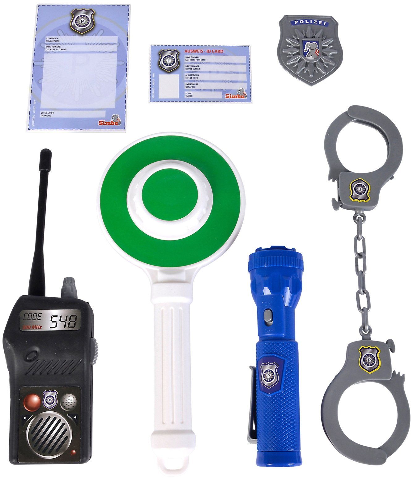 SIMBA Spielzeug-Polizei Spielzeug Polizei Verkehrspolizei Einsatzset 7 Teil günstig online kaufen