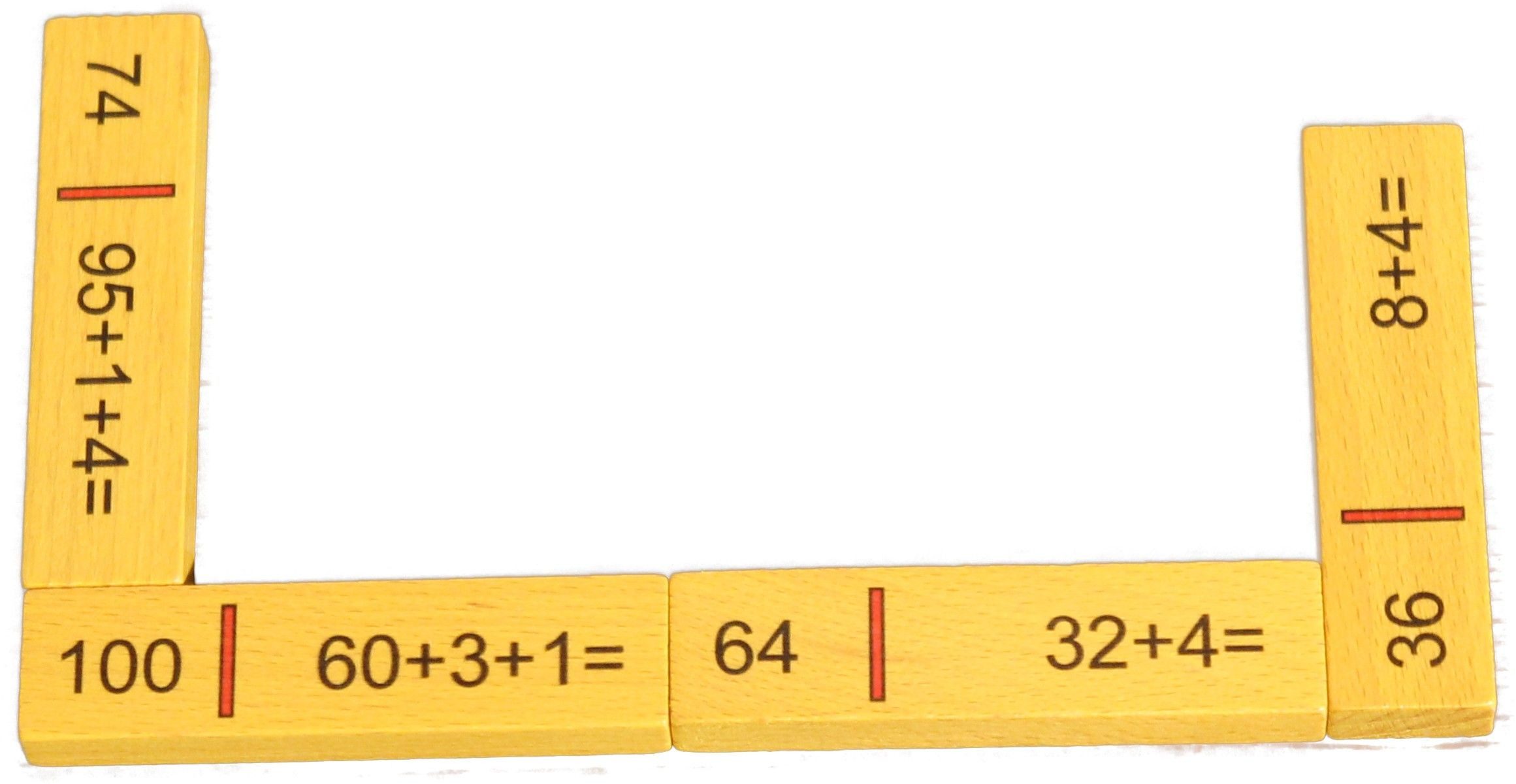 Erzgebirgische Holzspielwaren Ebert GmbH Обучающие игрушки Обучающие игрушки Rechendomino I BxHxT 20x16,5x3cm NEU