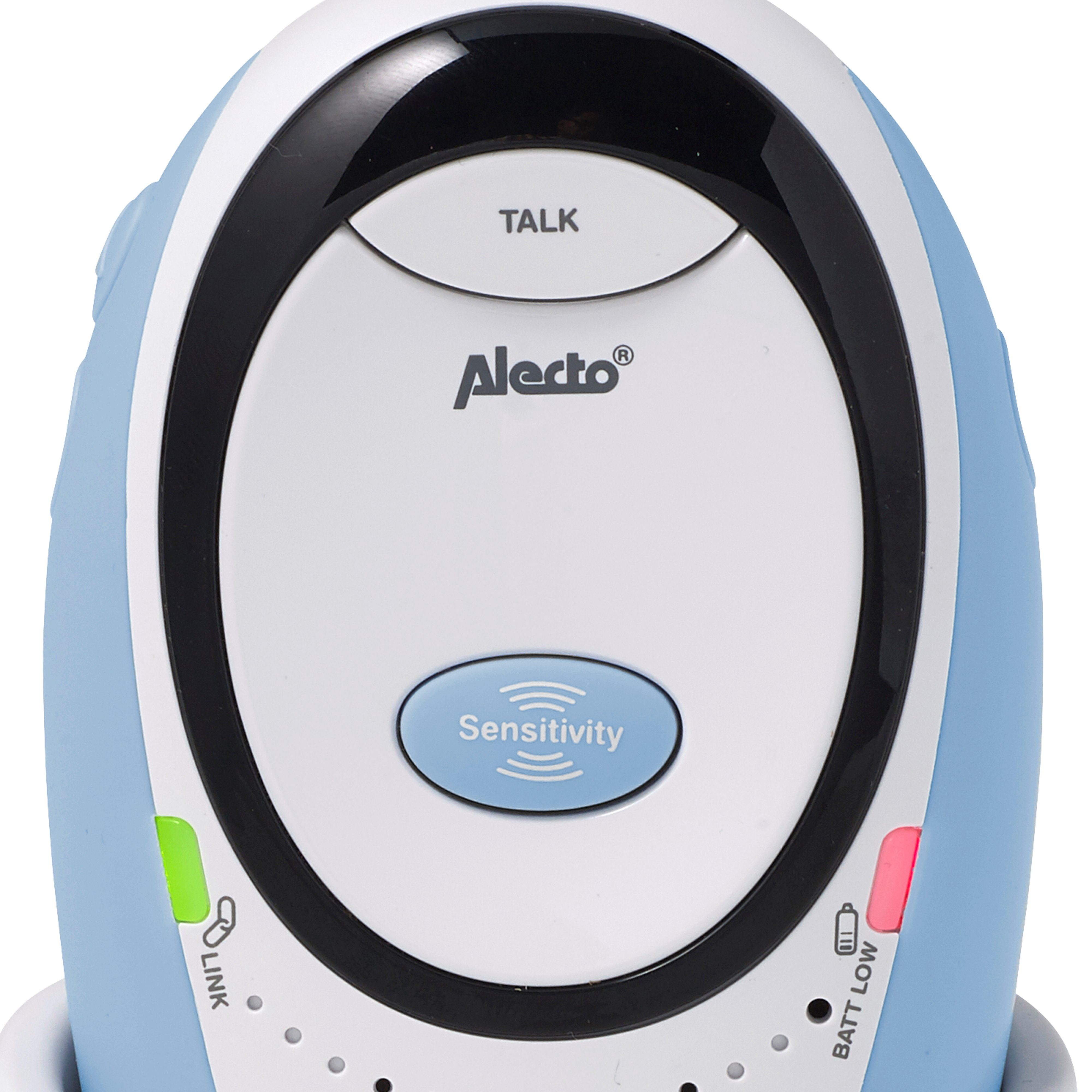 zu Blau-Weiß ECO-Modus, 300 Stunden ECO, DECT Alecto DBX-85 24 bis Babyphone von Reichweite,Betriebszeit 1-tlg., Meter Full mit Babyphone