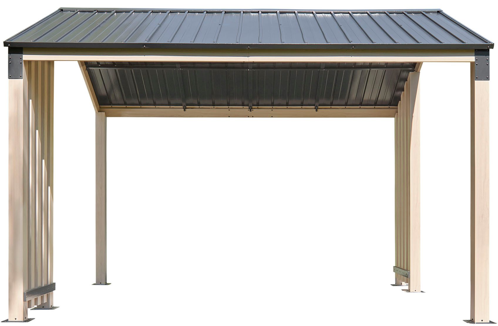 Sojag Pavillon Lito 1012 Natur, Massive Konstruktion aus Aluminium