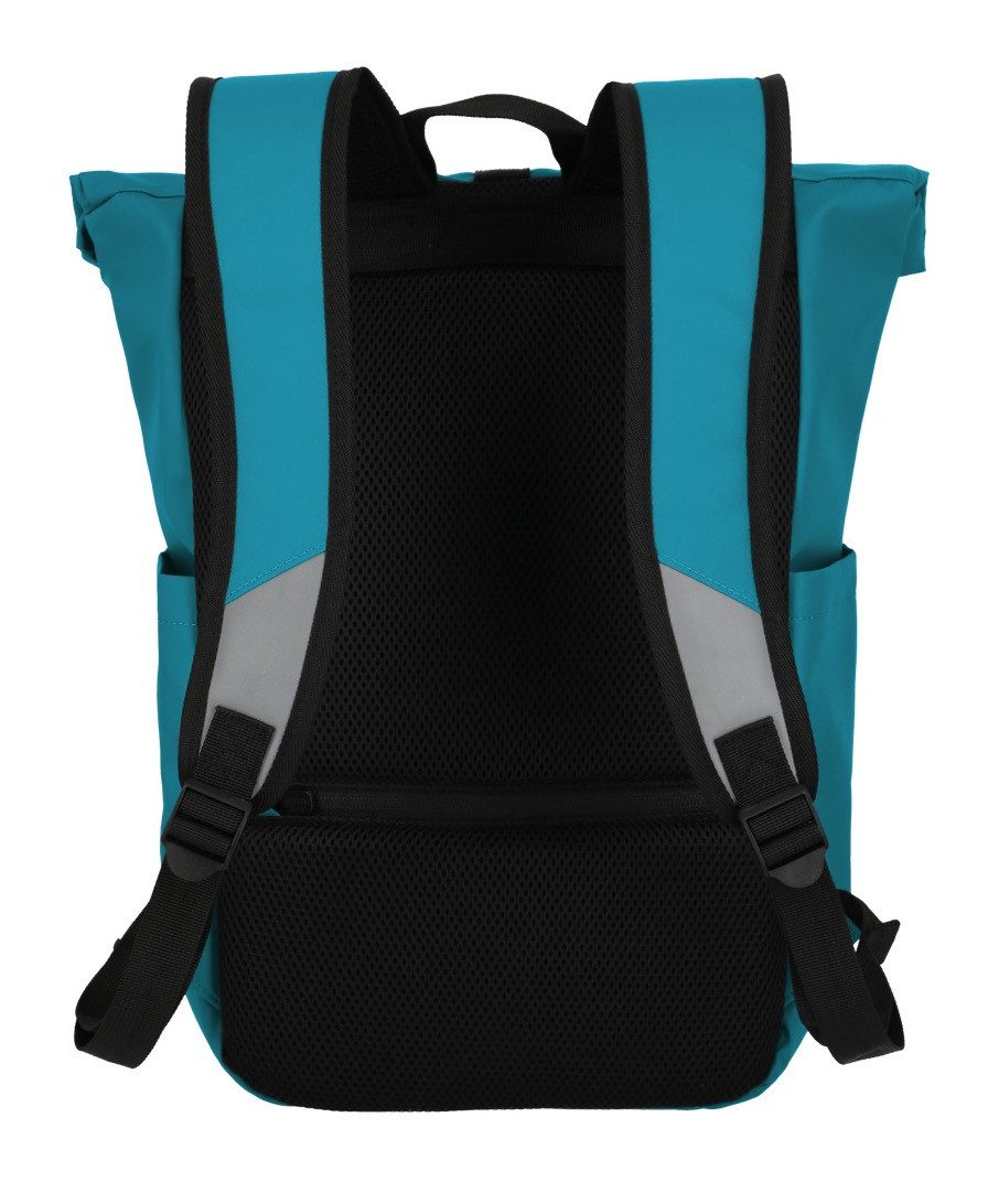 travelite Freizeitrucksack BASICS Roll-Up Rucksack aus Plane, mit variablem Roll-Up-Verschluss