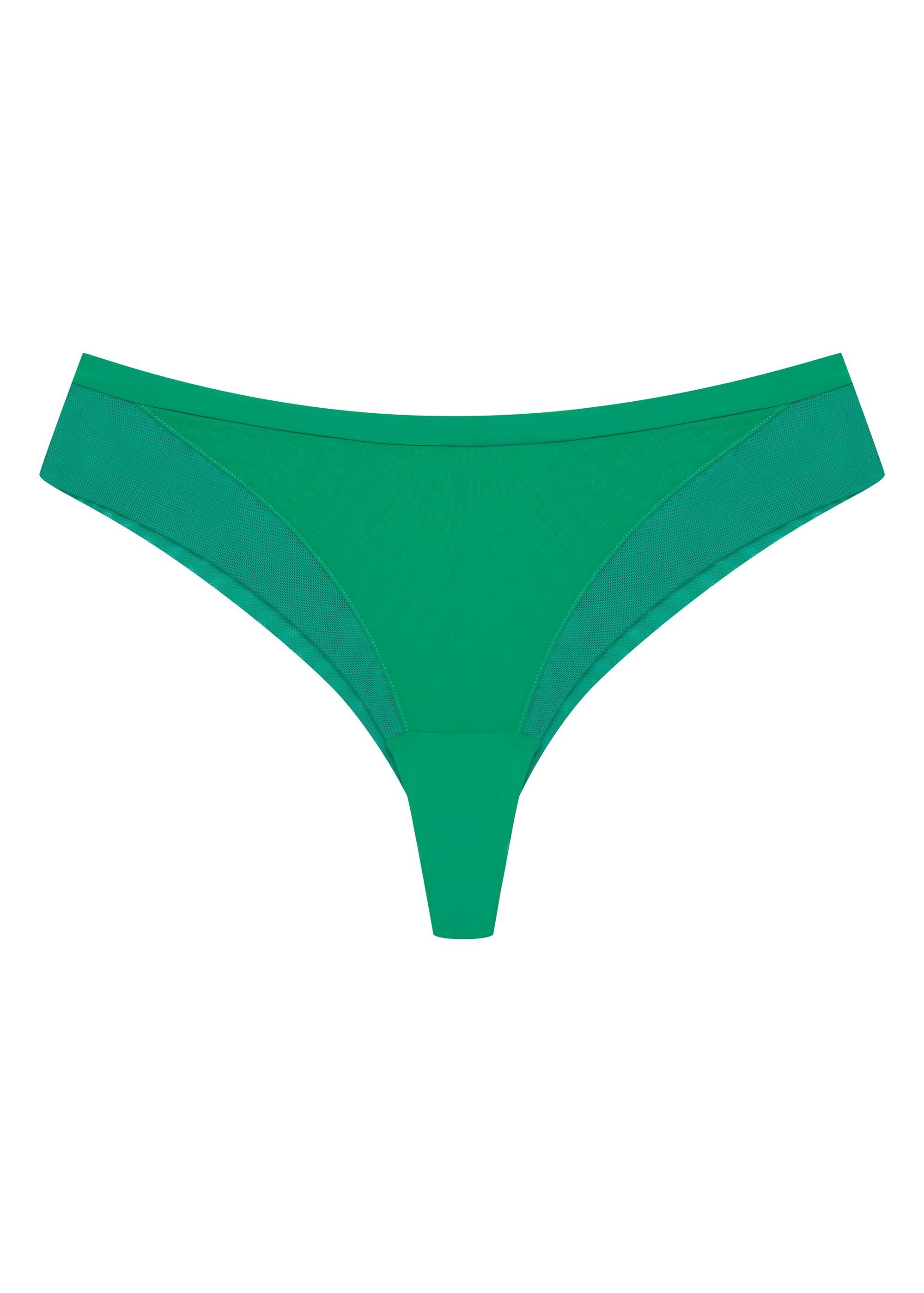 ESOTIQ Brasilslip Brasil Slip Campari, nahtlos, glatte Microfaser, transparent – Bild 5 von 5