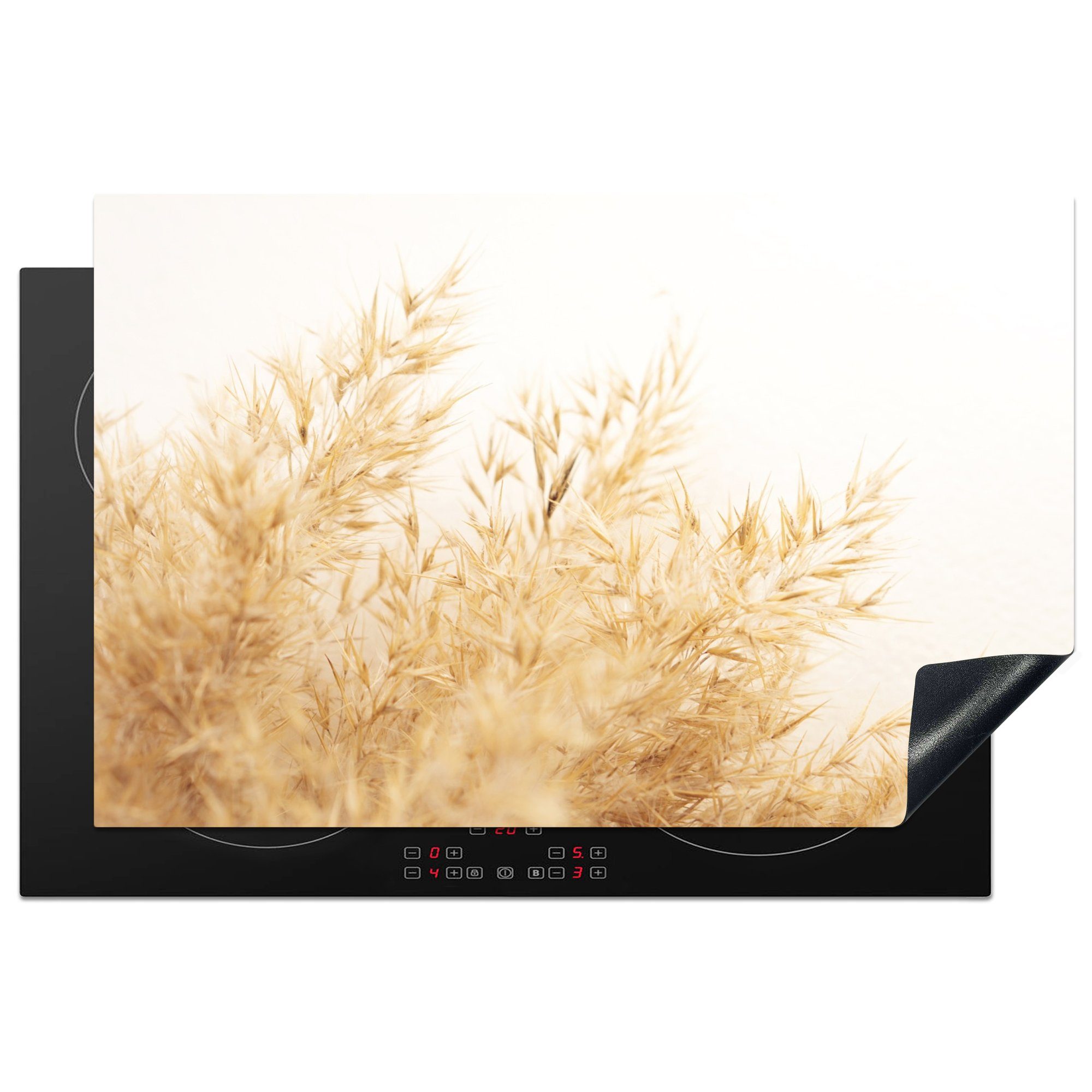 MuchoWow Herdblende-/Abdeckplatte Weizen - Natur - Sonne, Vinyl, (1 tlg), 81x52 cm, Induktionskochfeld Schutz für die küche, Ceranfeldabdeckung