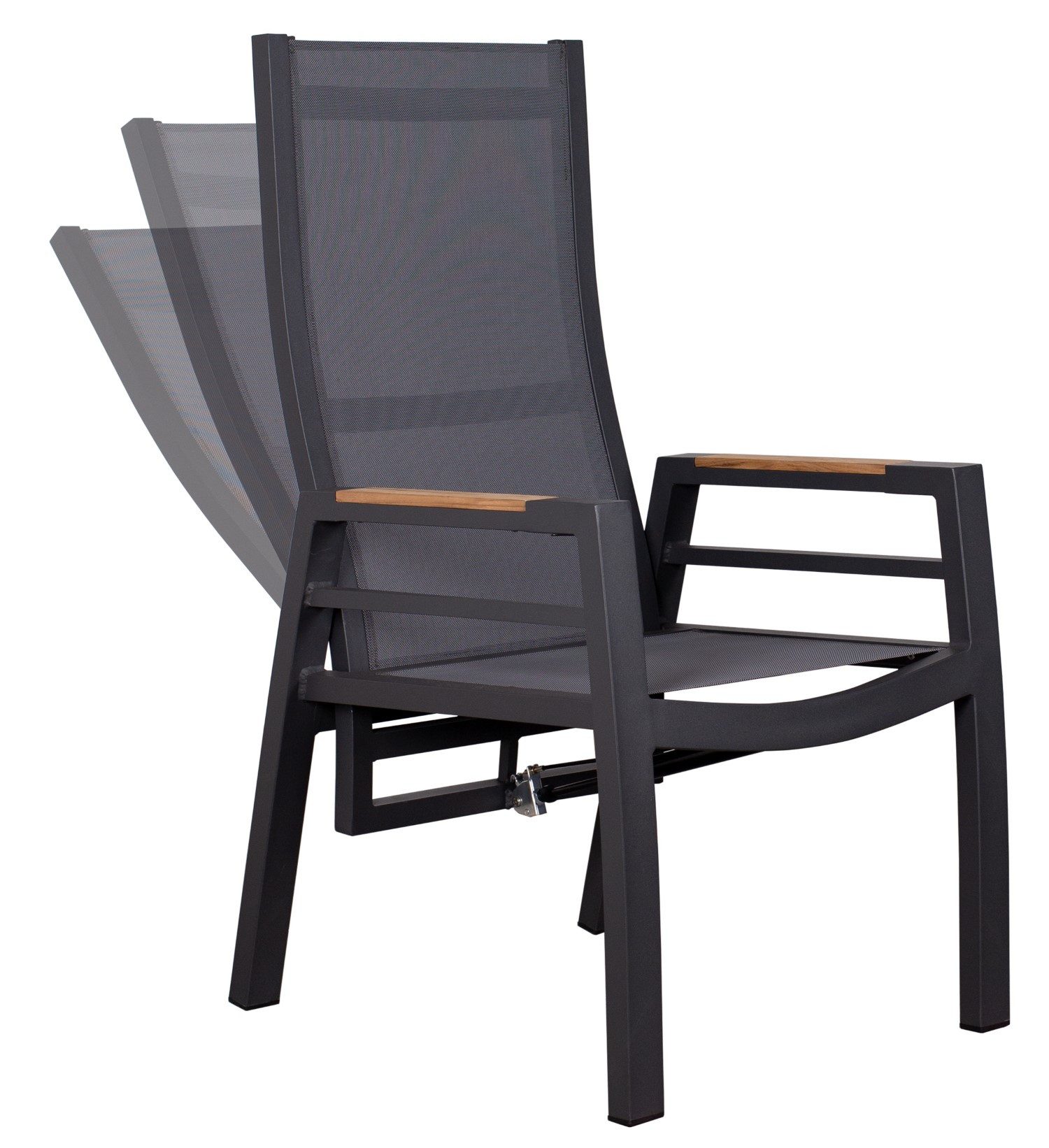 bene living Gartenlounge-Set Ausziehtisch Granada, 6er Set Dining Relaxsessel Sevilla, (Gartenmöbelset, 7-tlg), gesinterter Stein (Keramik) - Garten, Terrasse und Balkon