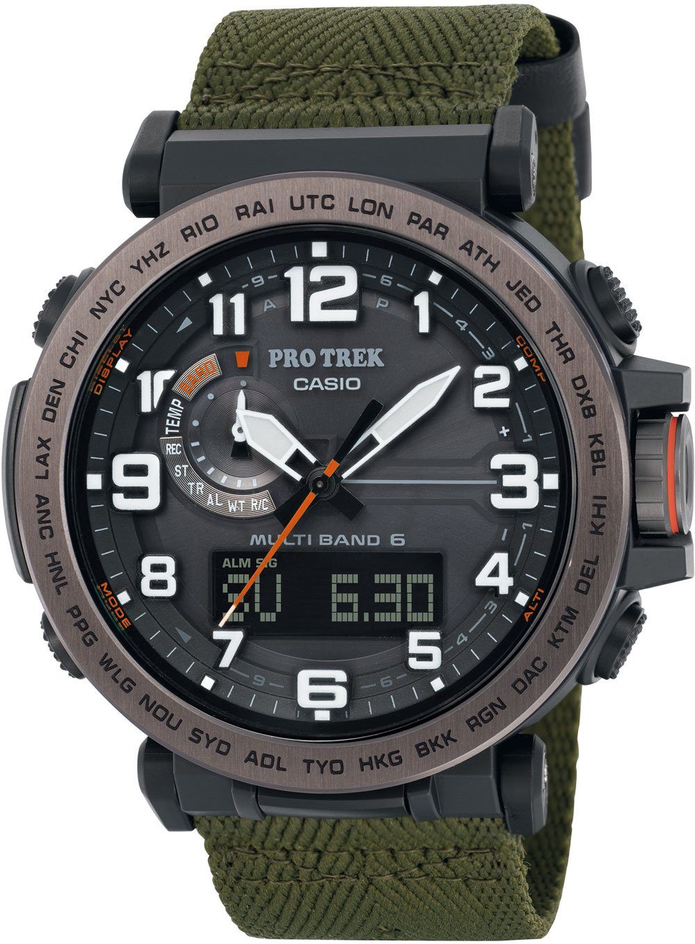 CASIO PRO TREK Funkchronograph PRW-6600YB-3ER, Quarzuhr, günstig online kaufen