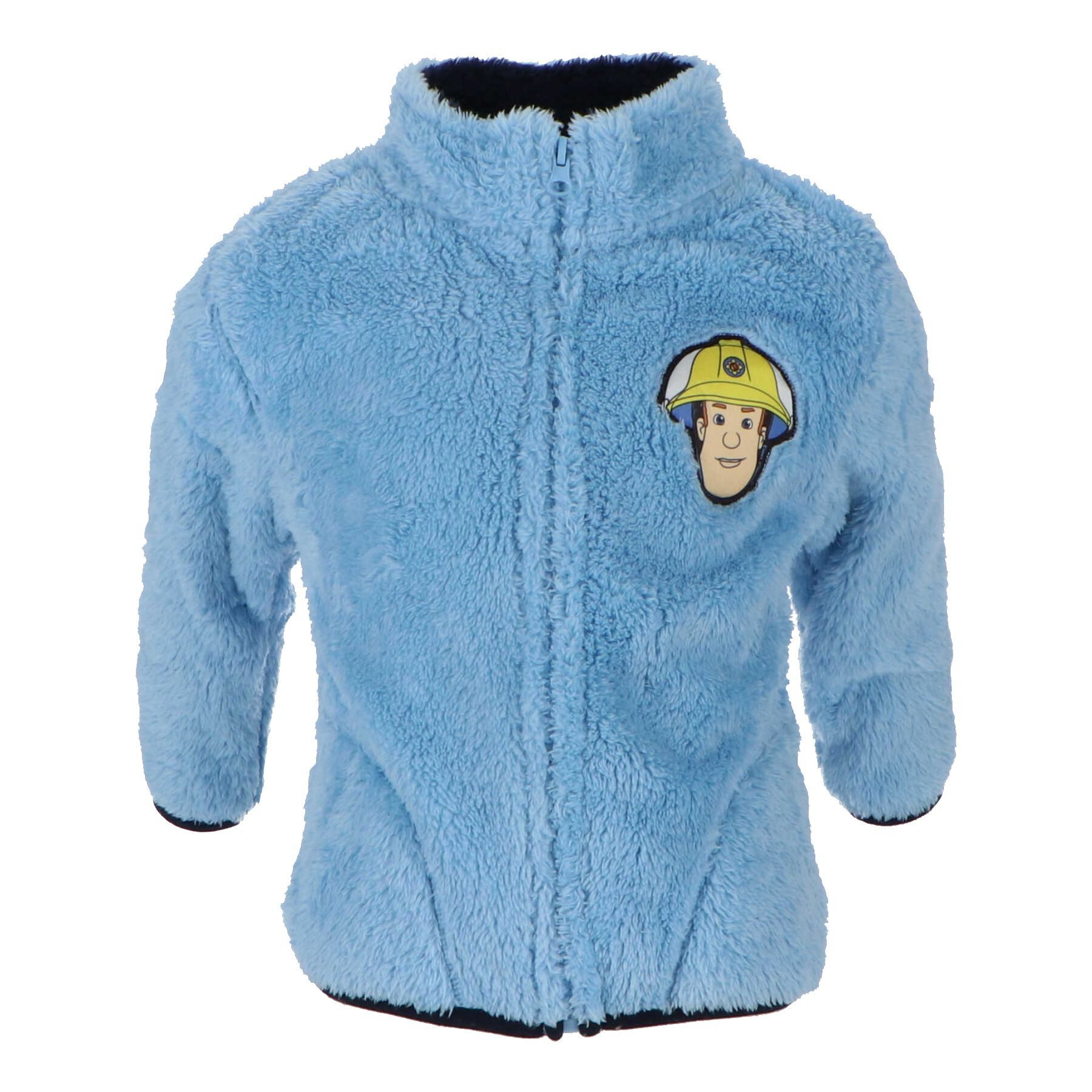 Feuerwehrmann Sam Sweatjacke Jacke Flauschige Sweatjacke Blau für Kinder
