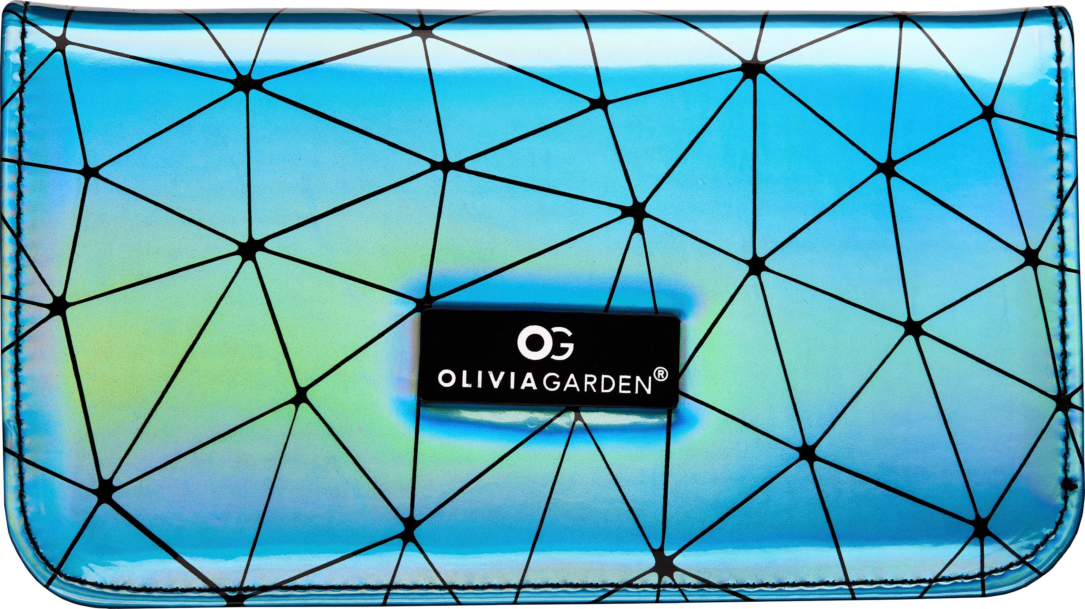 OLIVIA GARDEN PowerCut Blue Zoll, (Set, Haarschere Rainbow Modellierschere 2-tlg), und 6,25 Haarschere