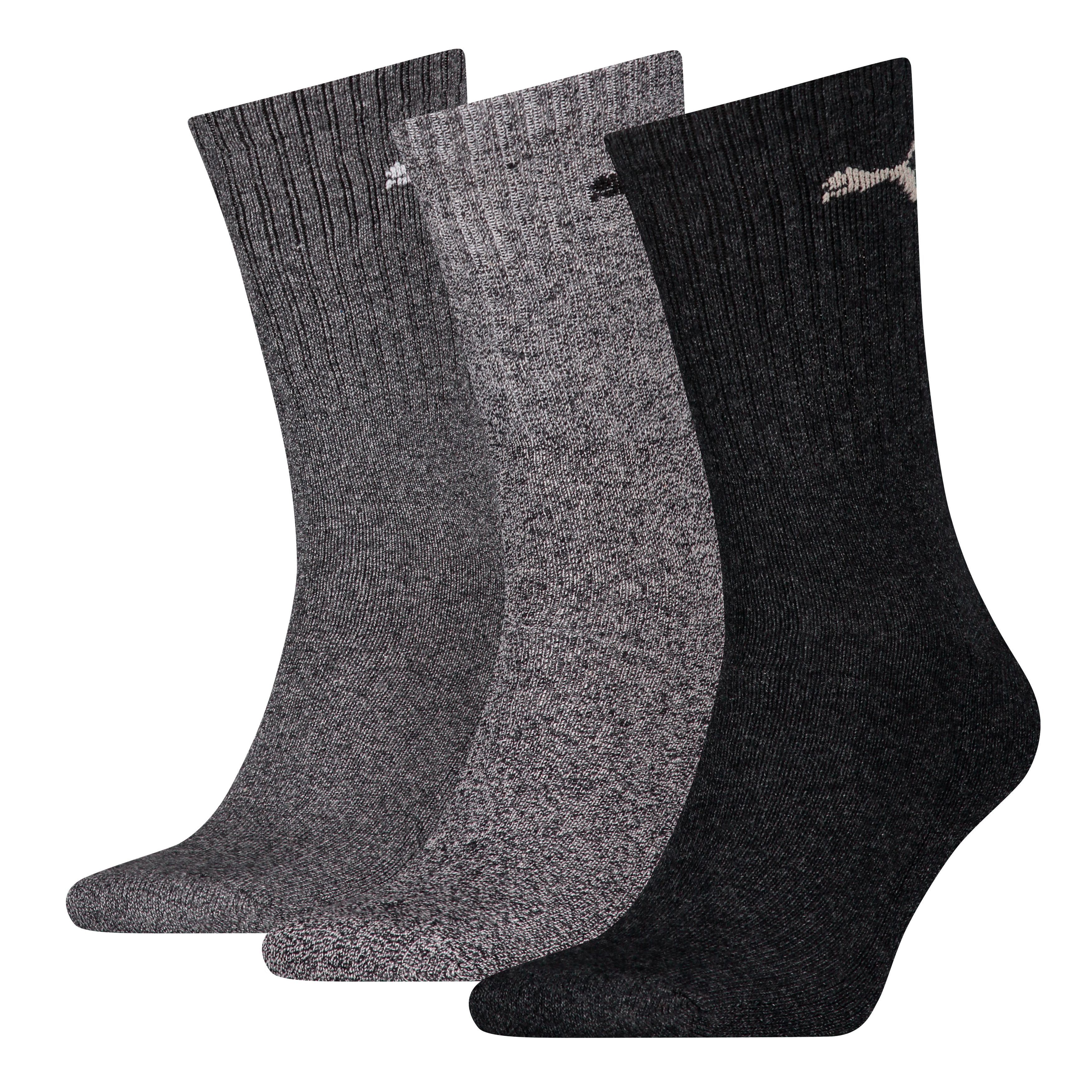 PUMA Socken PUMA UNISEX CREW SOCK 3P (3 Paar) mit farblichem Logo