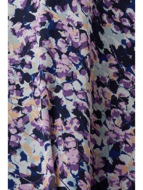 Esprit Collection Midikleid Recycelt: Chiffon-Kleid mit geraffter Taille